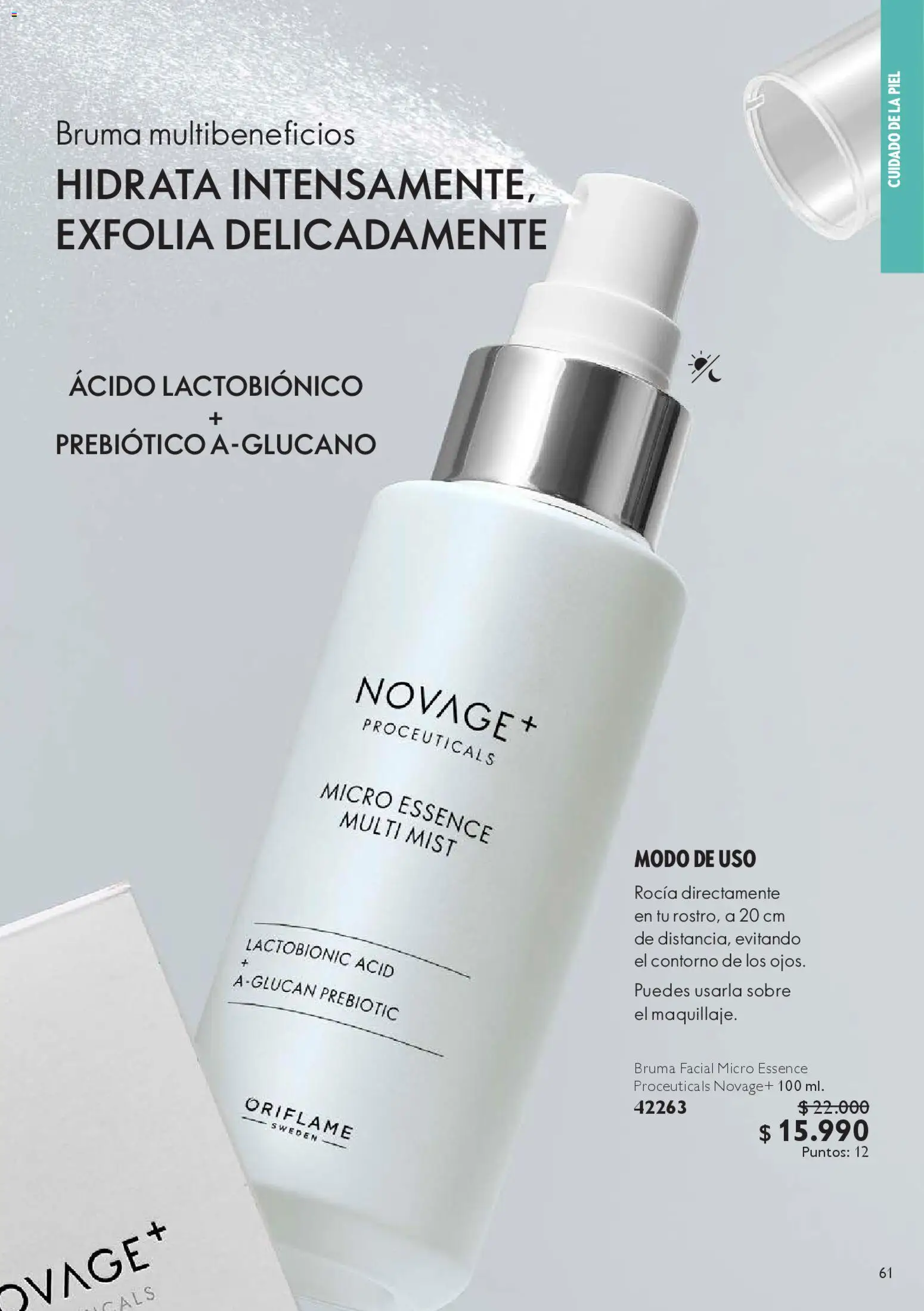 Oriflame catálogo │ válido desde el 14.02.2026 | Página: 61 | Productos: Contorno, Bruma facial, Sobre