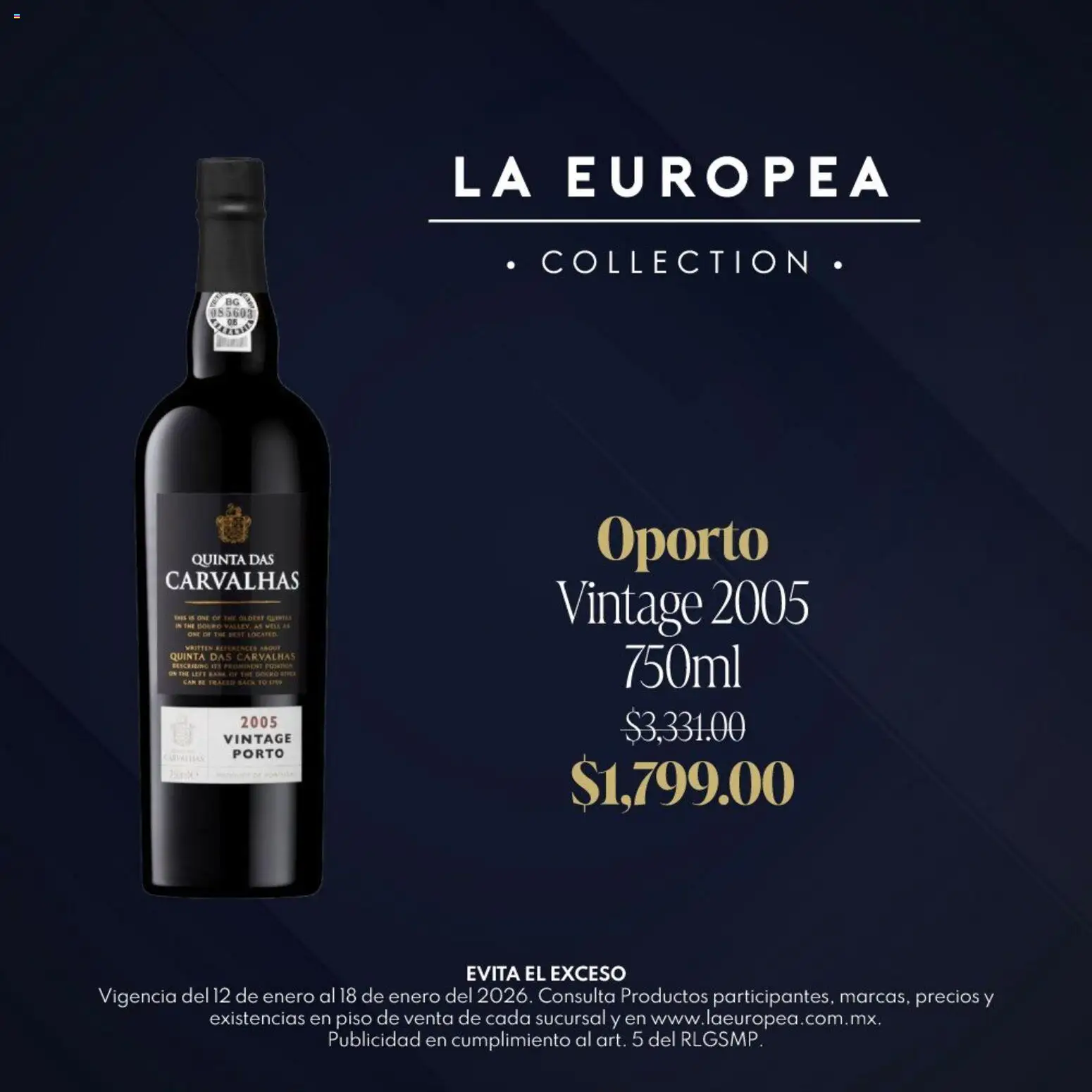 Nuevas ofertas de La Europea válidas en toda la República Mexicana desde el 12.01.2026. ¡Encuentra las mejores ofertas en La Europea catálogo Vino precio especial! | Página: 2