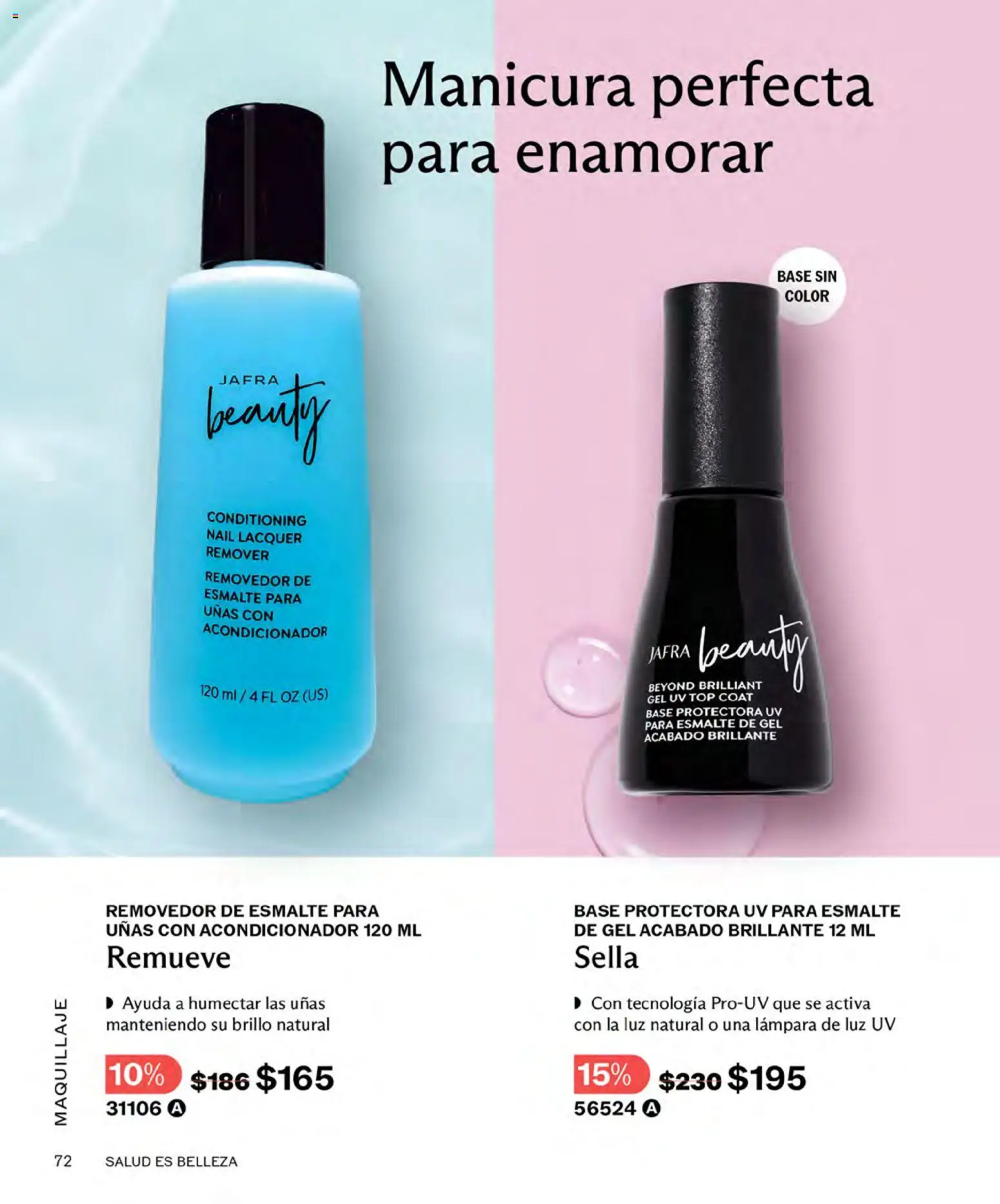 Nuevas ofertas de JAFRA válidas en toda la República Mexicana desde el 01.02.2026. ¡Encuentra las mejores ofertas en JAFRA catálogo ! | Página: 72 | Productos: Brillo, Top, Maquillaje, Acondicionador