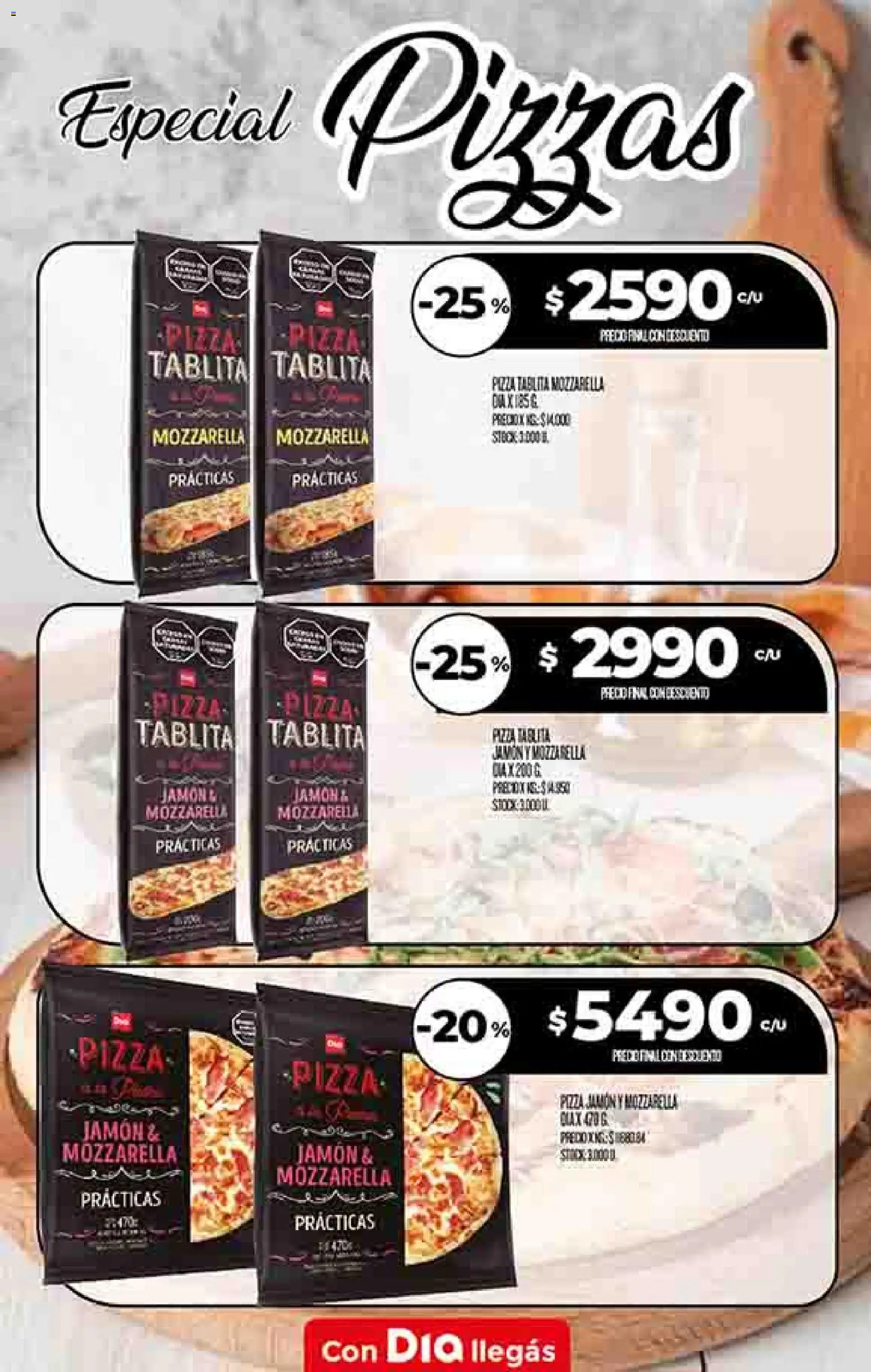 Supermercado DIA Ofertas │ válido desde el 14.01.2026 | Página: 11 | Productos: Jamón, Pizza