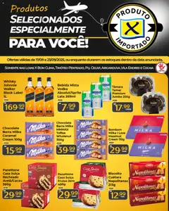 X Supermercados - Ofertas Especiais de Produtos Importados - Pré-Visualização do folheto da loja X Supermercados, válido de 17.09.2025