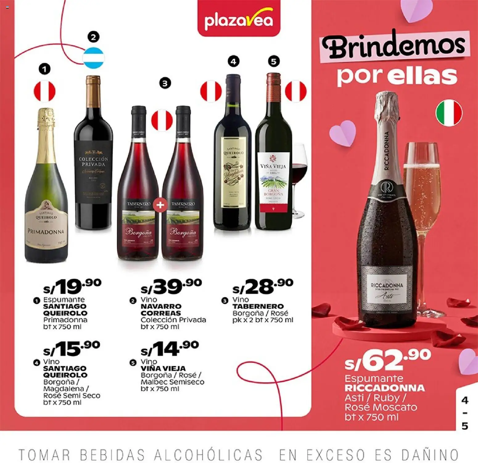 Catálogo Plaza Vea válido desde 27.04.2026 | Página: 5 | Productos: Vino