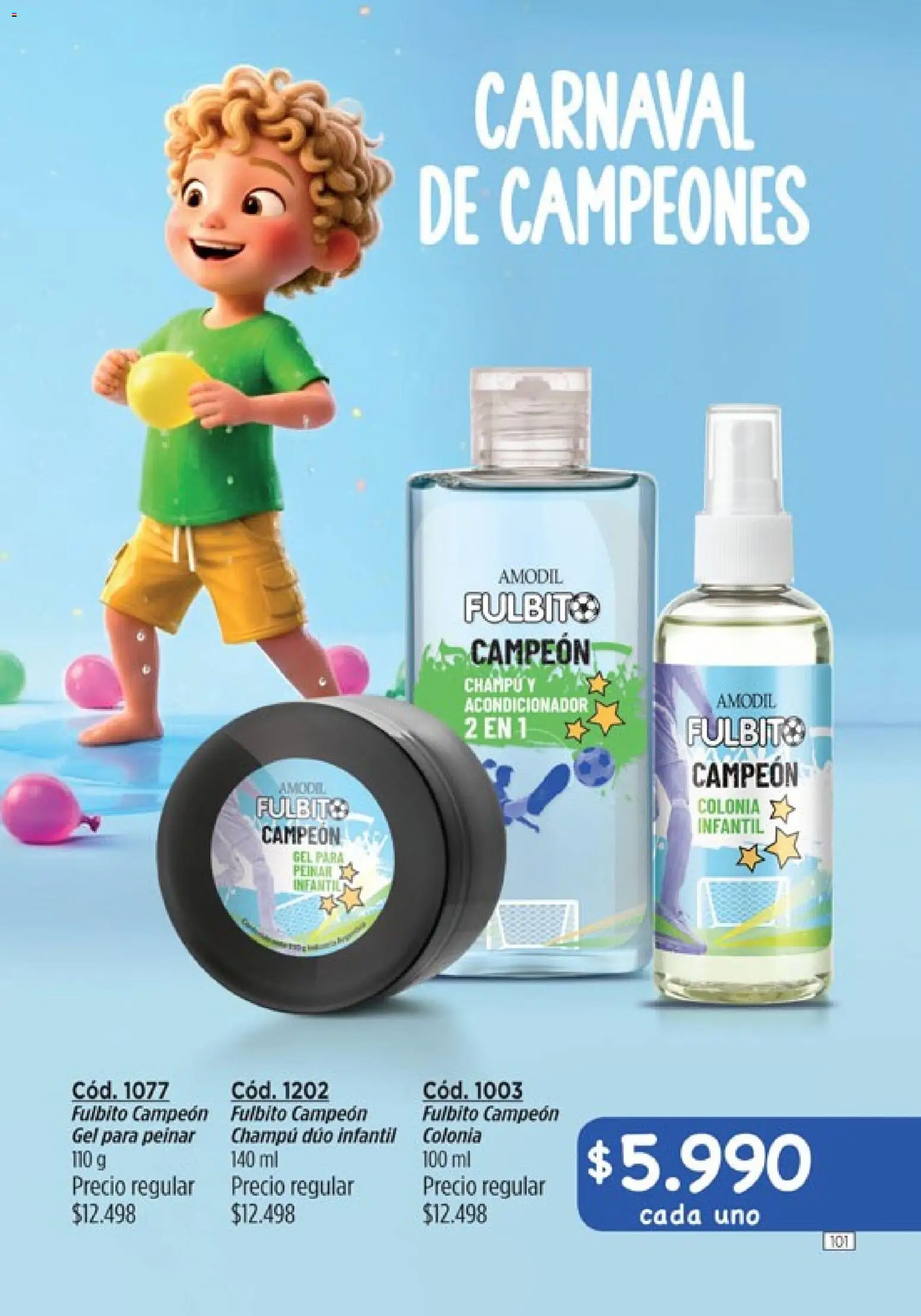 Catálogo Amodil Campaña 3 │ válido desde el 01.03.2026 | Página: 101 | Productos: Champú, Acondicionador