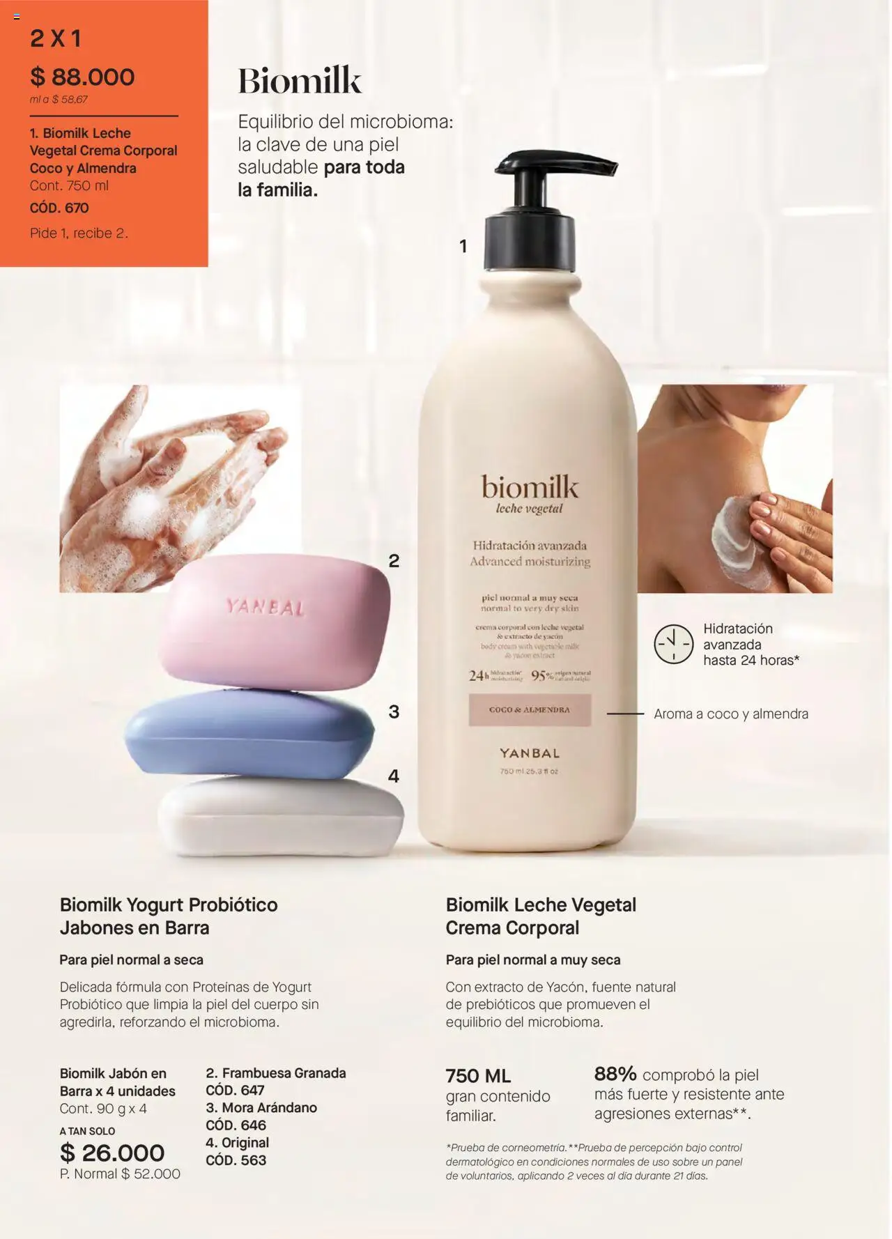 Yanbal revista - valida desde el 24.05.2025 | Página: 52 | Productos: Crema, Body, Mora, Yogurt