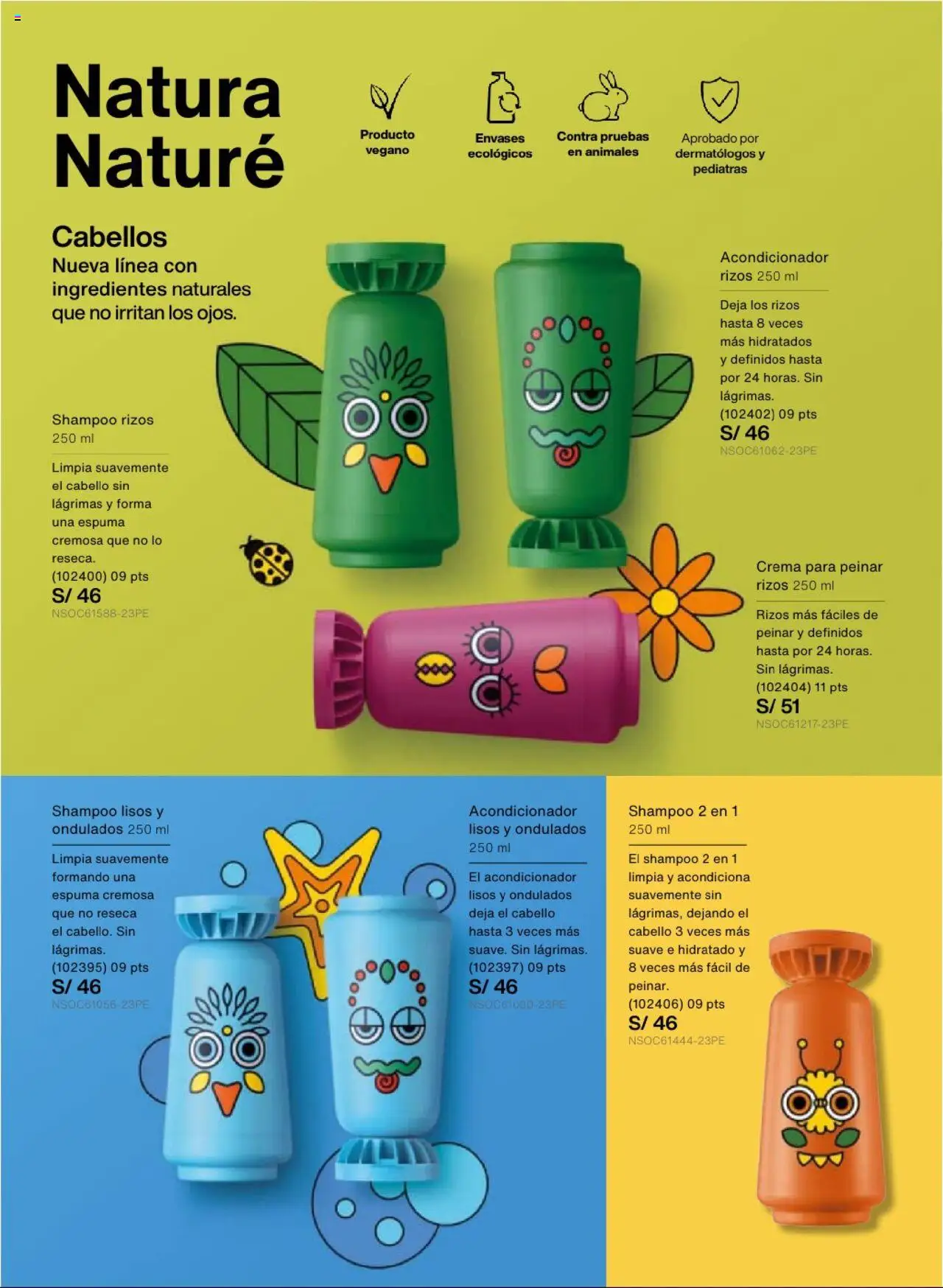Catálogo Natura válido desde 13.08.2025 | Página: 145 | Productos: Shampoo, Acondicionador, Crema