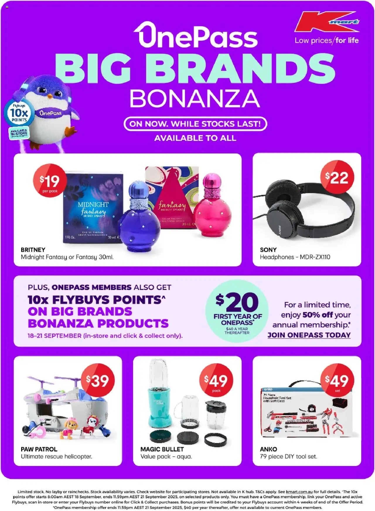 Kmart catalogue - valid from 18.09.2025 | Page: 1 | Products: Headphones