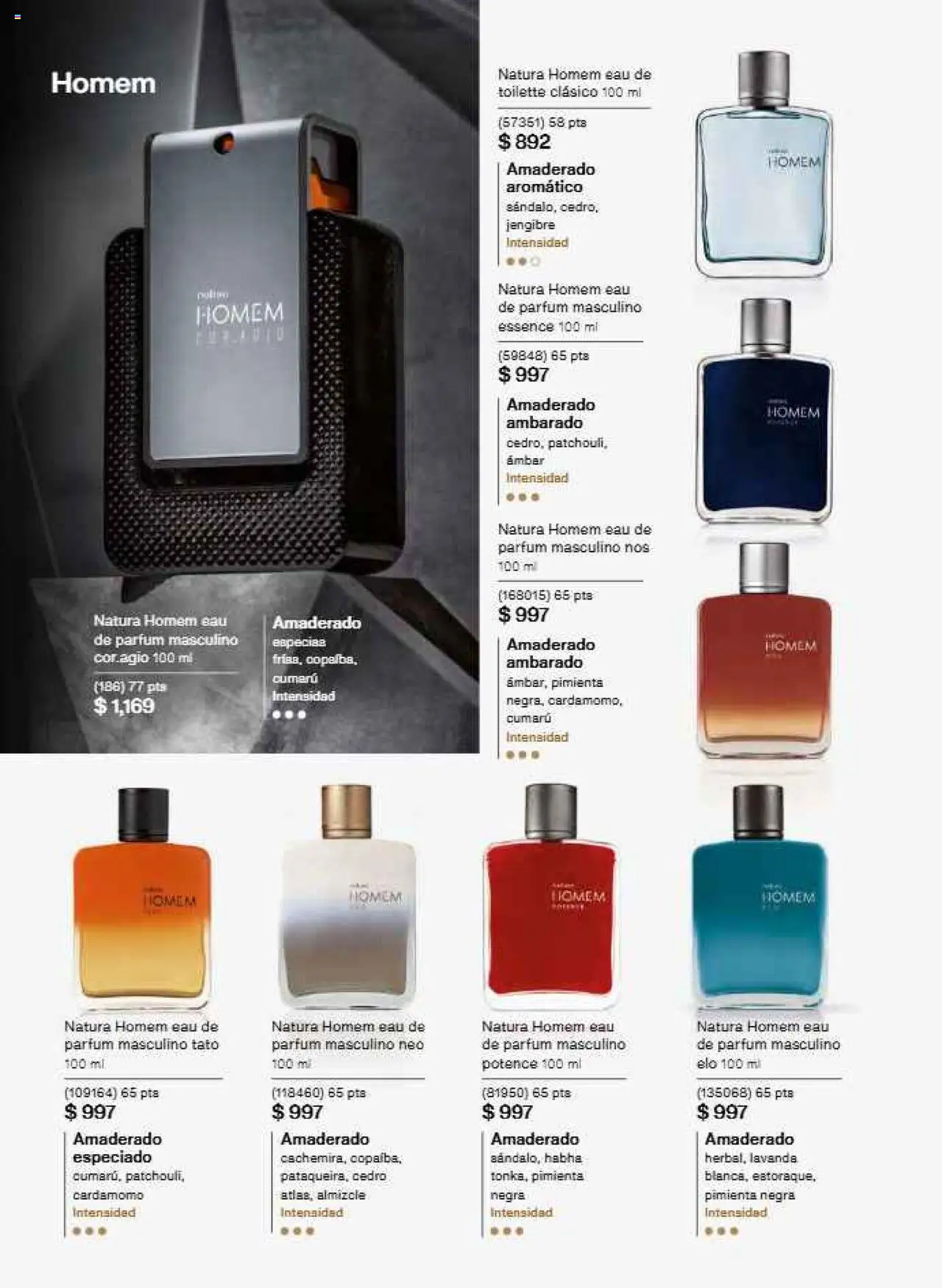 Nuevas ofertas de Natura válidas en toda la República Mexicana desde el 22.11.2025. ¡Encuentra las mejores ofertas en Natura campaña 17 2025! | Página: 62 | Productos: Pimienta, Eau de toilette