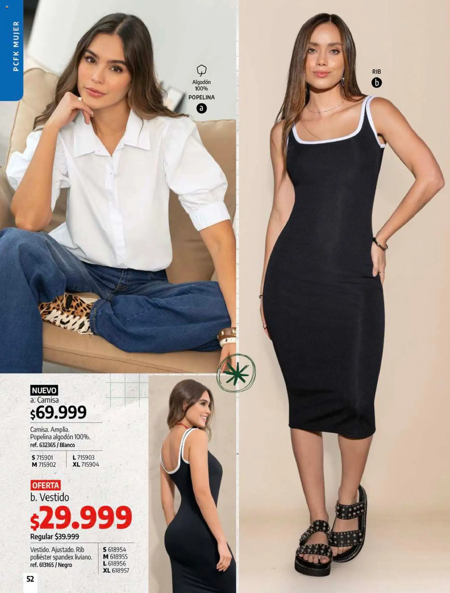 Pacifika revista - valida desde el 01.08.2026 | Página: 52 | Productos: Algodón, Vestido, Camisa