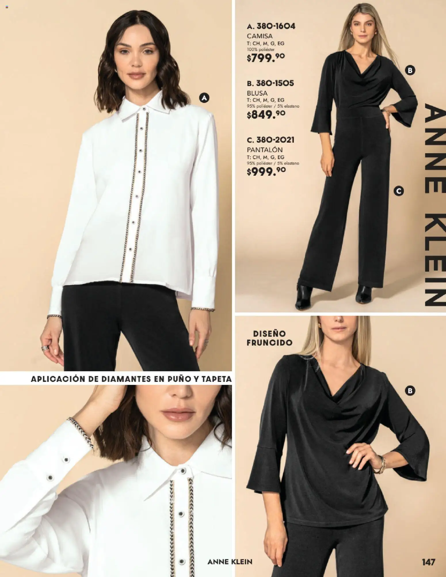 Nuevas ofertas de Andrea válidas en toda la República Mexicana desde el 26.11.2025. ¡Encuentra las mejores ofertas en Andrea catálogo Vestir! | Página: 147 | Productos: Blusa, Camisa