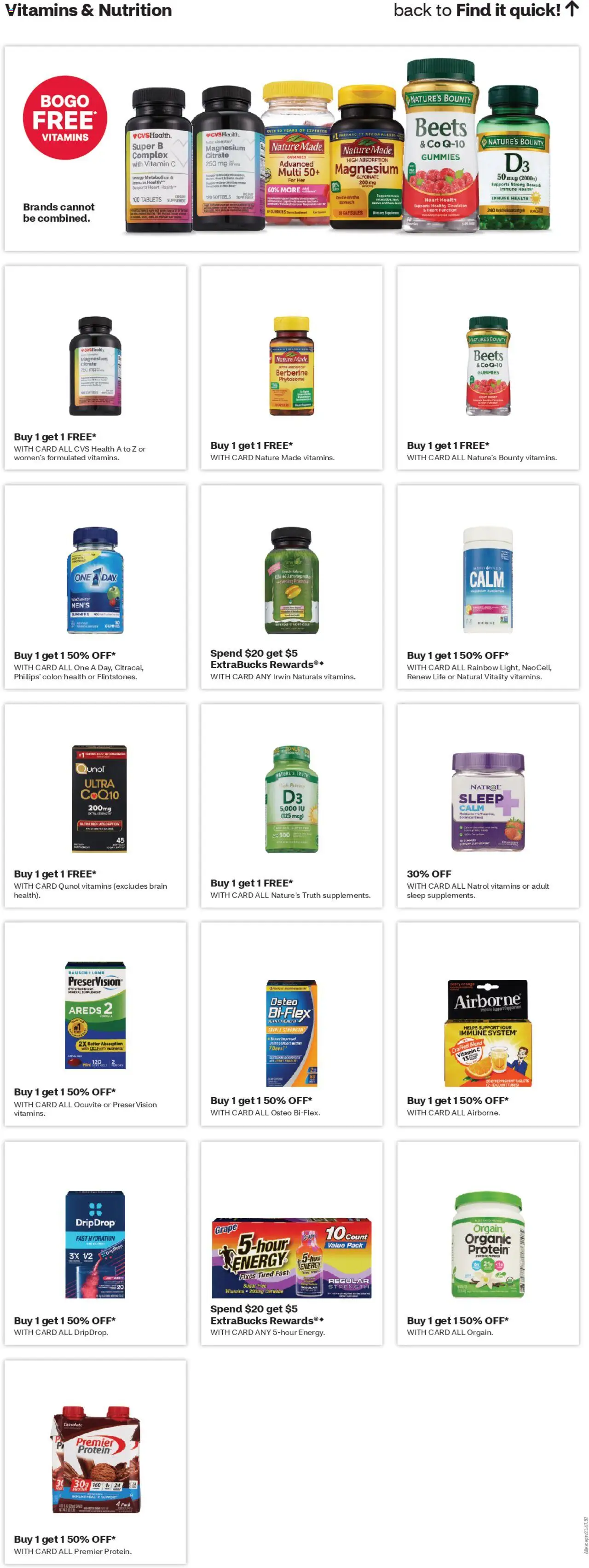 CVS Pharmacy Weekly Ad - AZ - valid from 07.09.2025 | Page: 10 | Products: Vitamin, Magnesium, CoQ10, Melatonin