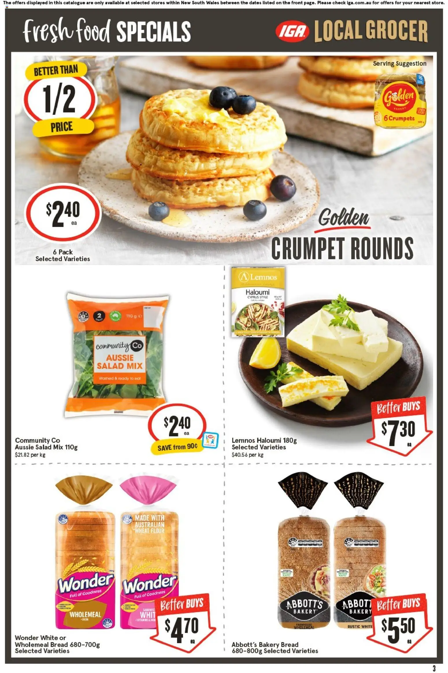 IGA catalogue - valid from 31.12.2025 | Page: 3 | Products: Cheese, Chocolate, Garlic, Bag