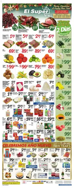 Preview of El Super weekly ads valid from 24.12.2025