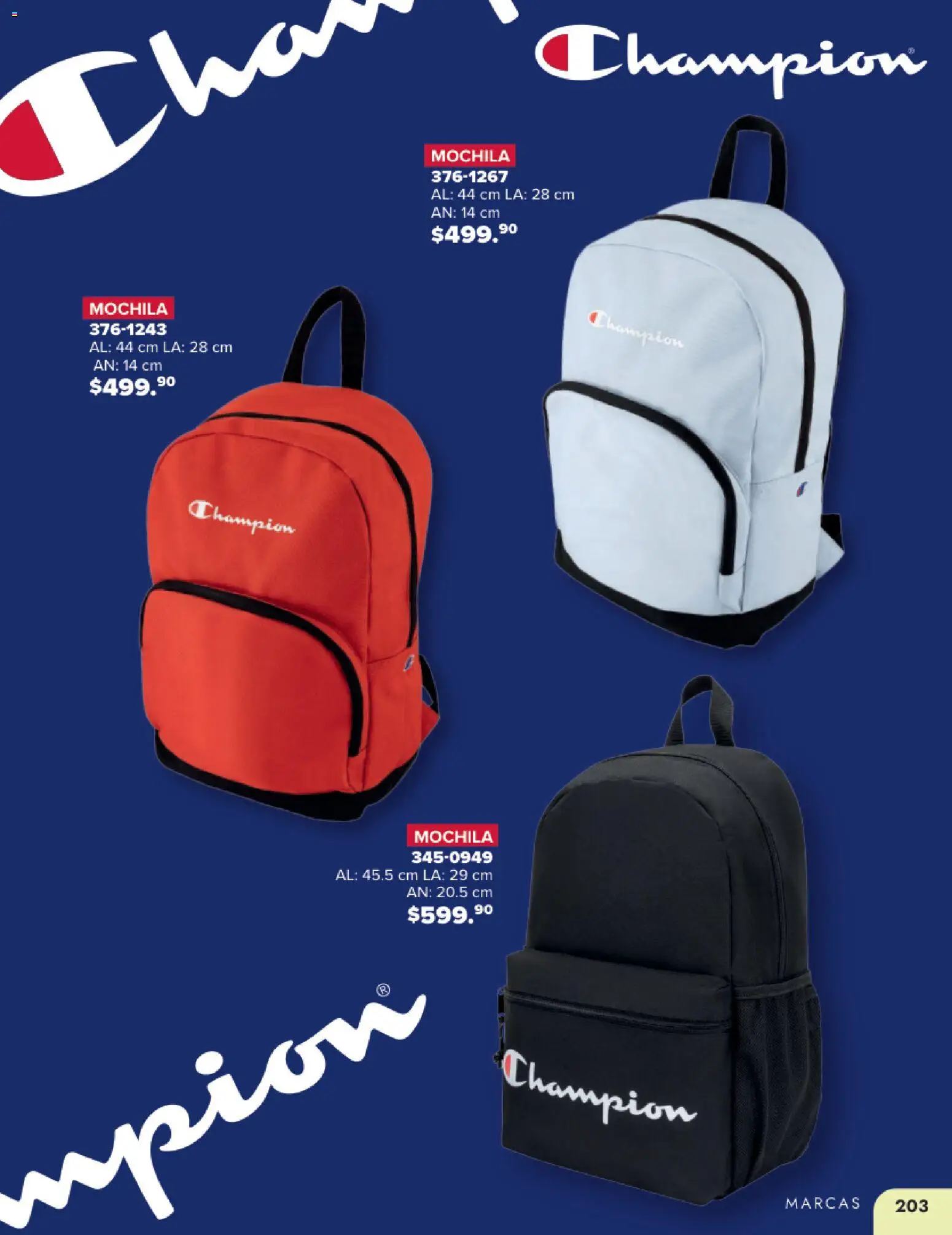 Nuevas ofertas de Andrea válidas en toda la República Mexicana desde el 25.05.2025. ¡Encuentra las mejores ofertas en Andrea catálogo Colegial ! | Página: 203 | Productos: Mochila