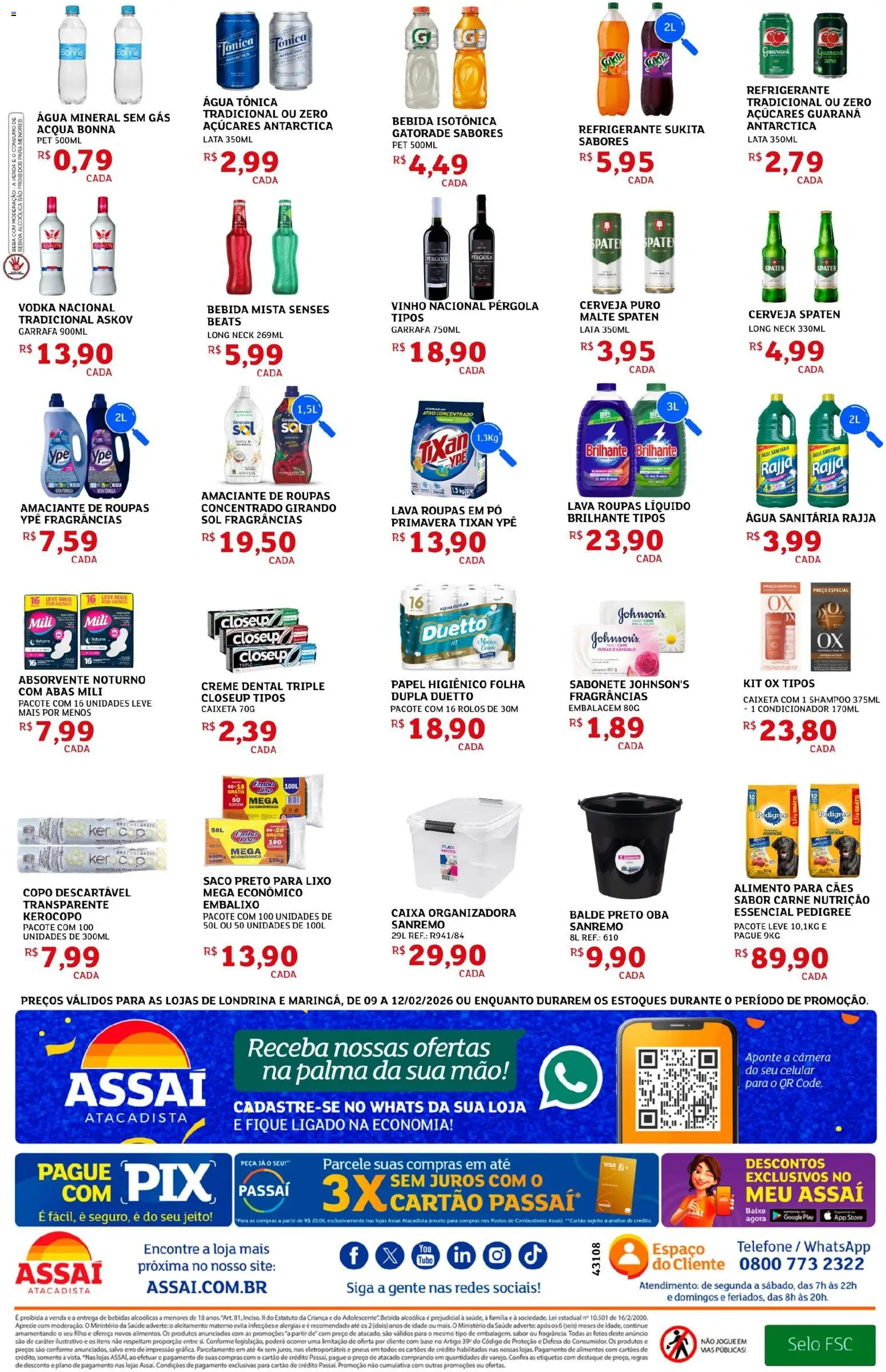 Assaí Atacadista Folheto - válido de 09.02.2026 | Página: 2