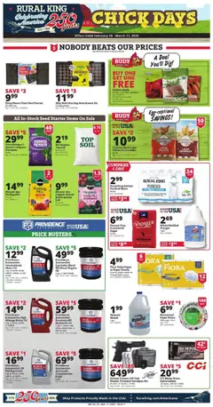 Preview of Rural King weekly ads valid from 26.02.2026 | Page: 3 | Products: Oil, Water, Starter, Motor Oil