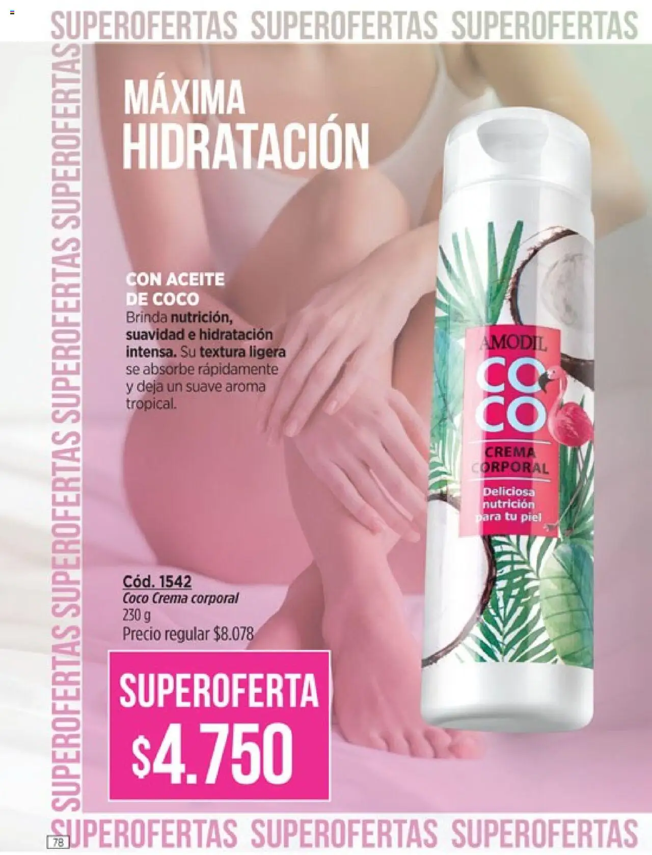 Catálogo Amodil Campaña 11 │ válido desde el 13.06.2025 | Página: 78 | Productos: Aceite, Crema