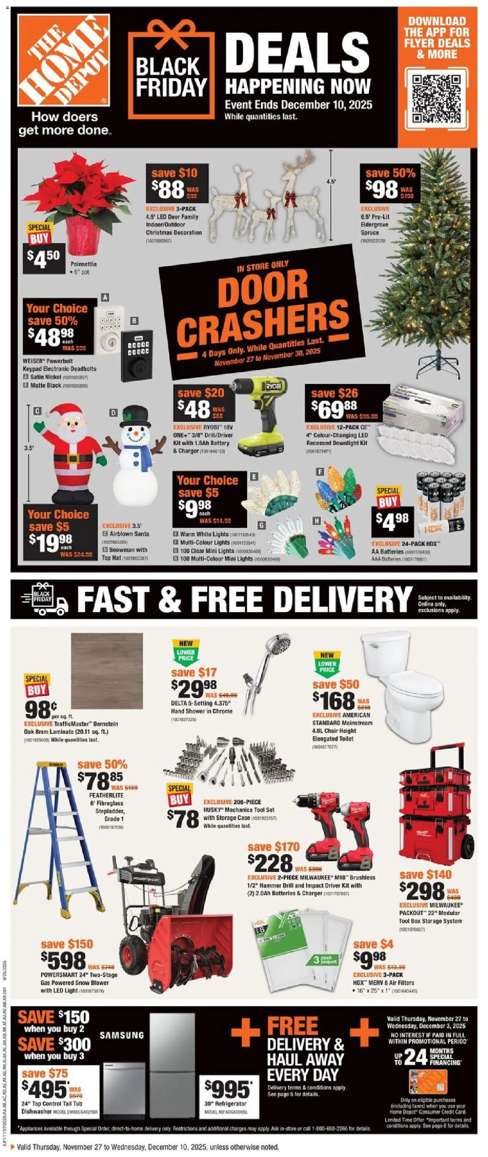 Home Depot flyer valid from 27.11.2025 | Page: 1