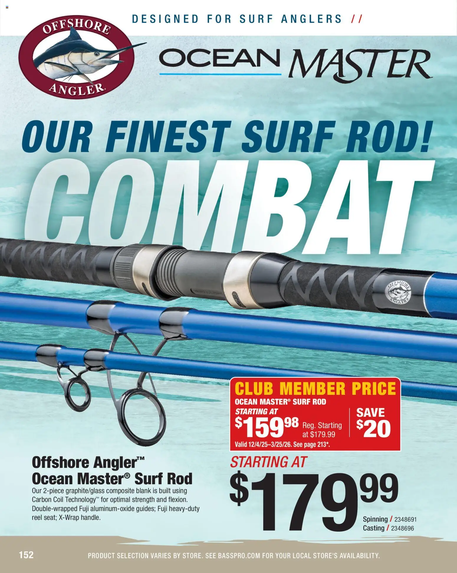 Cabela's Saltwater Specialist 26 - valid from 15.12.2025 | Page: 152 | Products: Rod