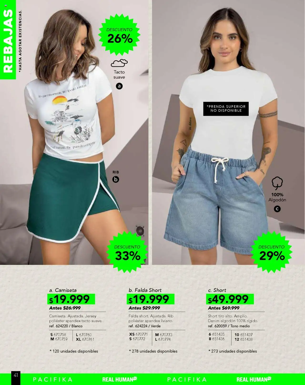 Pacifika revista - valida desde el 01.08.2025 | Página: 237 | Productos: Algodón, Falda, Short, Camiseta