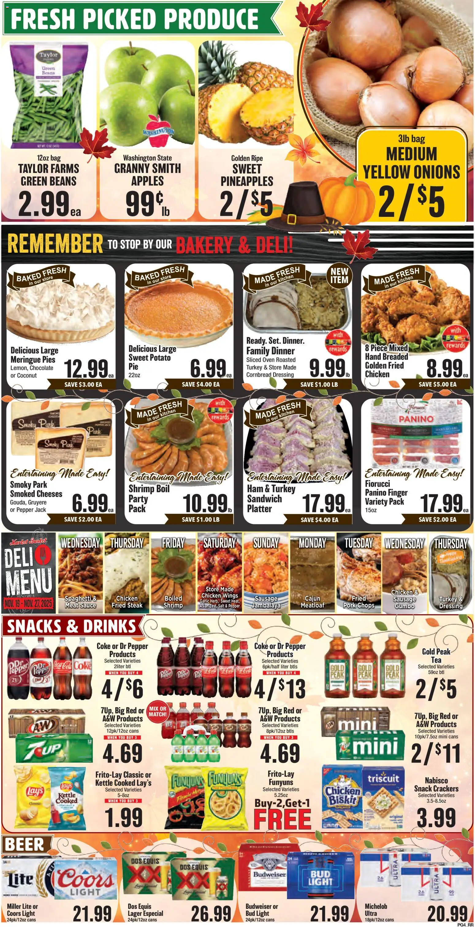 Market Basket Southeast Texas - valid from 19.11.2025 | Page: 4 | Products: Basket, Apples, Pepper, Oven
