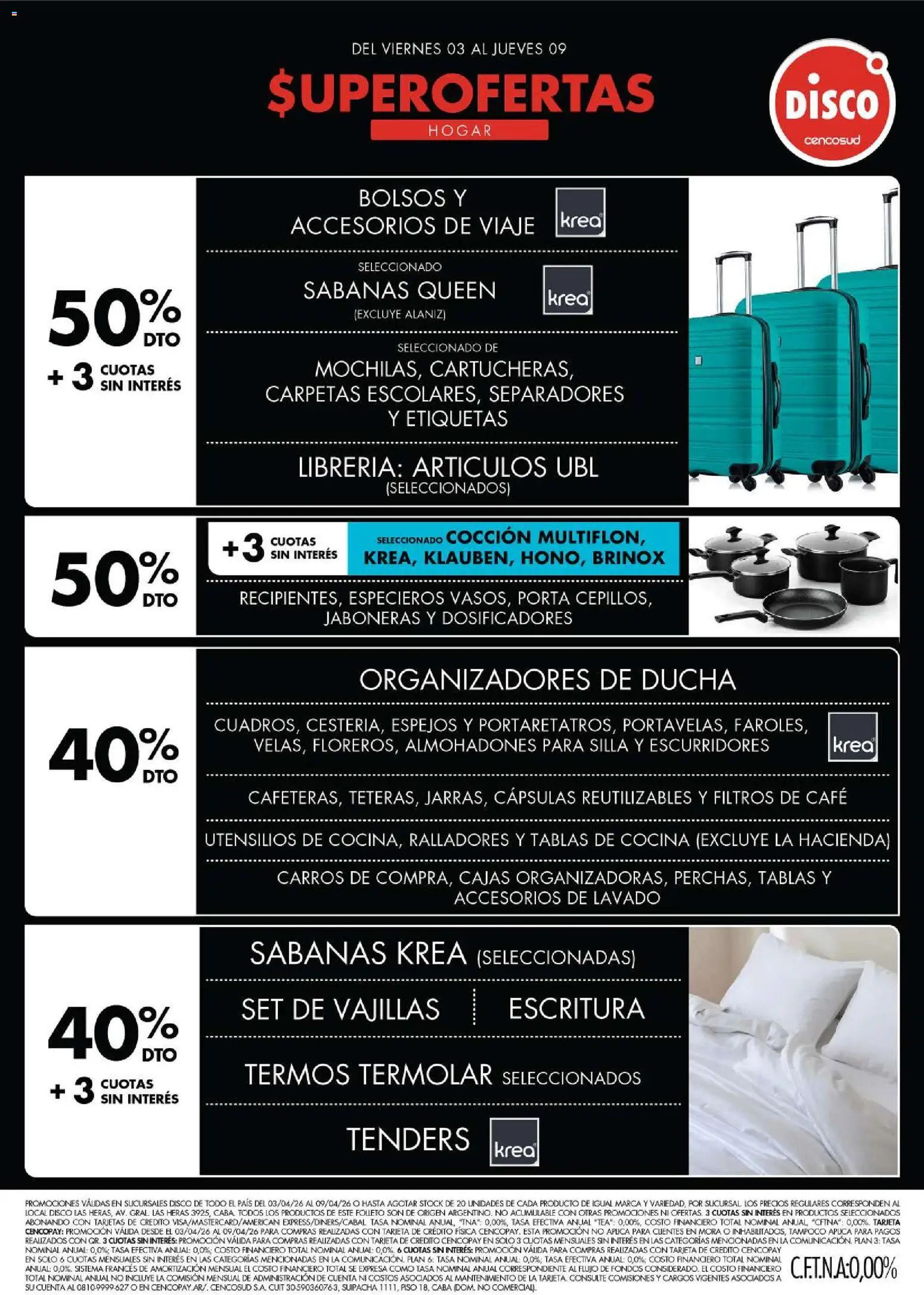 Disco - Ofertas | Electro, T. Libre y más │ válido desde el 02.04.2026 | Página: 2 | Productos: Disco, Cocina, Sabanas, Café