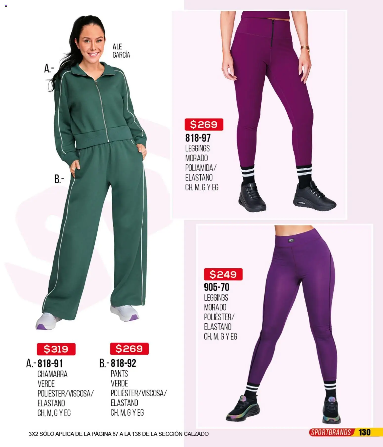 Nuevas ofertas de Cklass válidas en toda la República Mexicana desde el 14.04.2026. ¡Encuentra las mejores ofertas en Cklass catálogo 3X2 Digital Calzado! | Página: 131 | Productos: Leggings, Chamarra, Pants