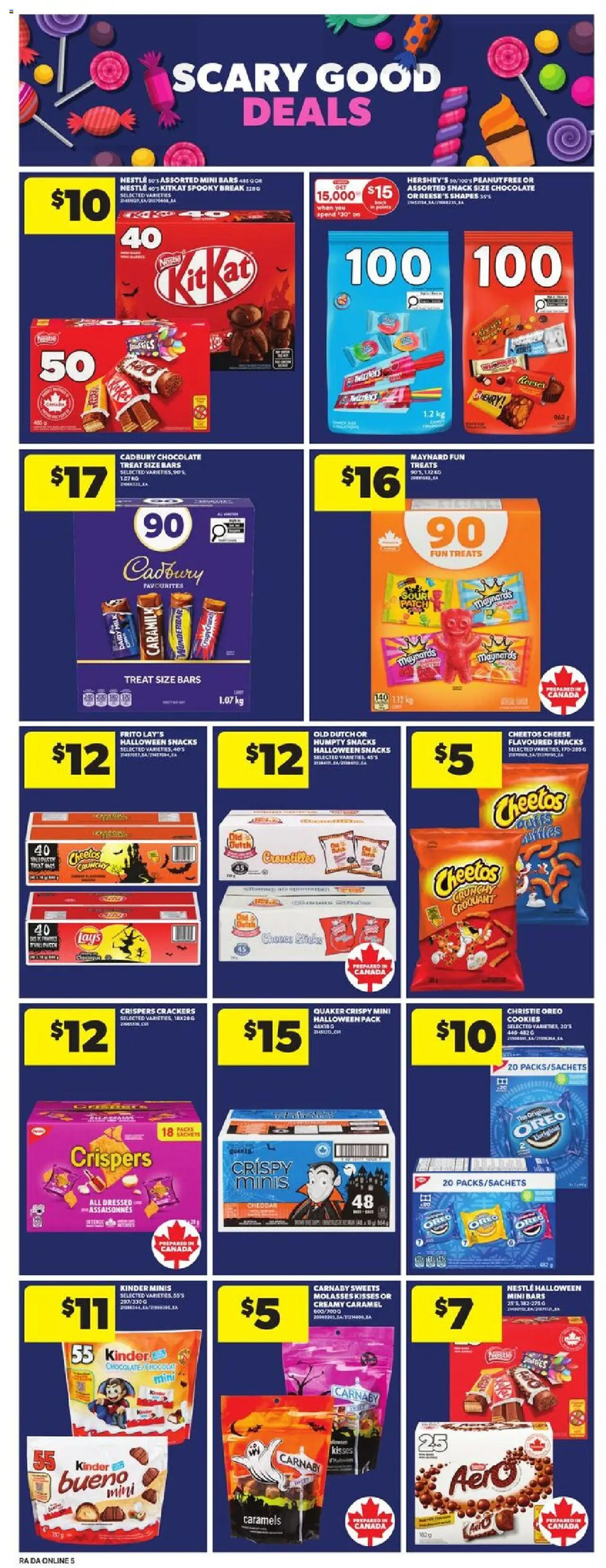 Atlantic Superstore flyer valid from 16.10.2025 | Page: 14 | Products: Cookies, Milk, Cheese, Chocolate