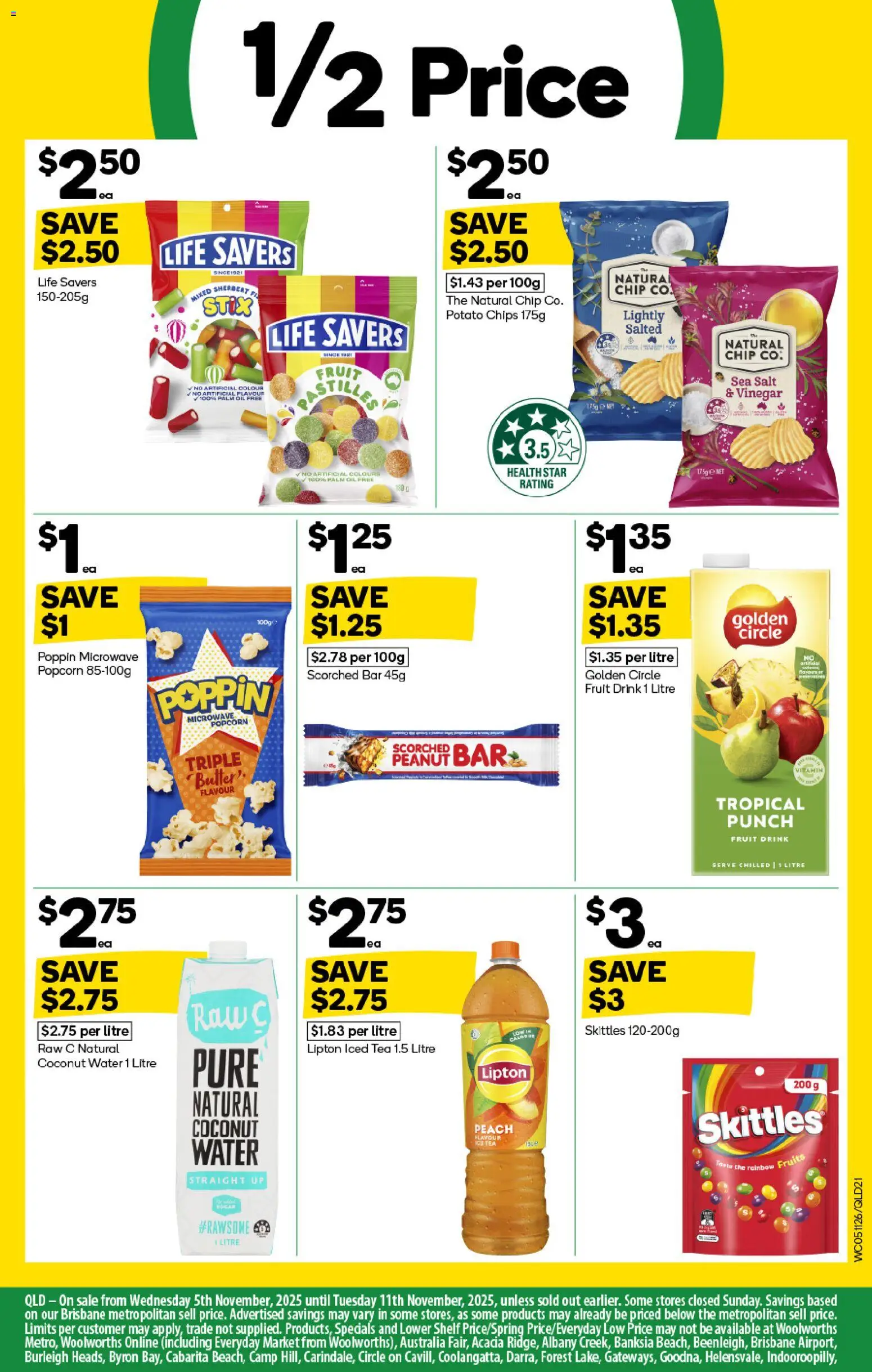 Woolworths catalogue - valid from 05.11.2025 | Page: 21 | Products: Butter, Salt, Peach, Vinegar