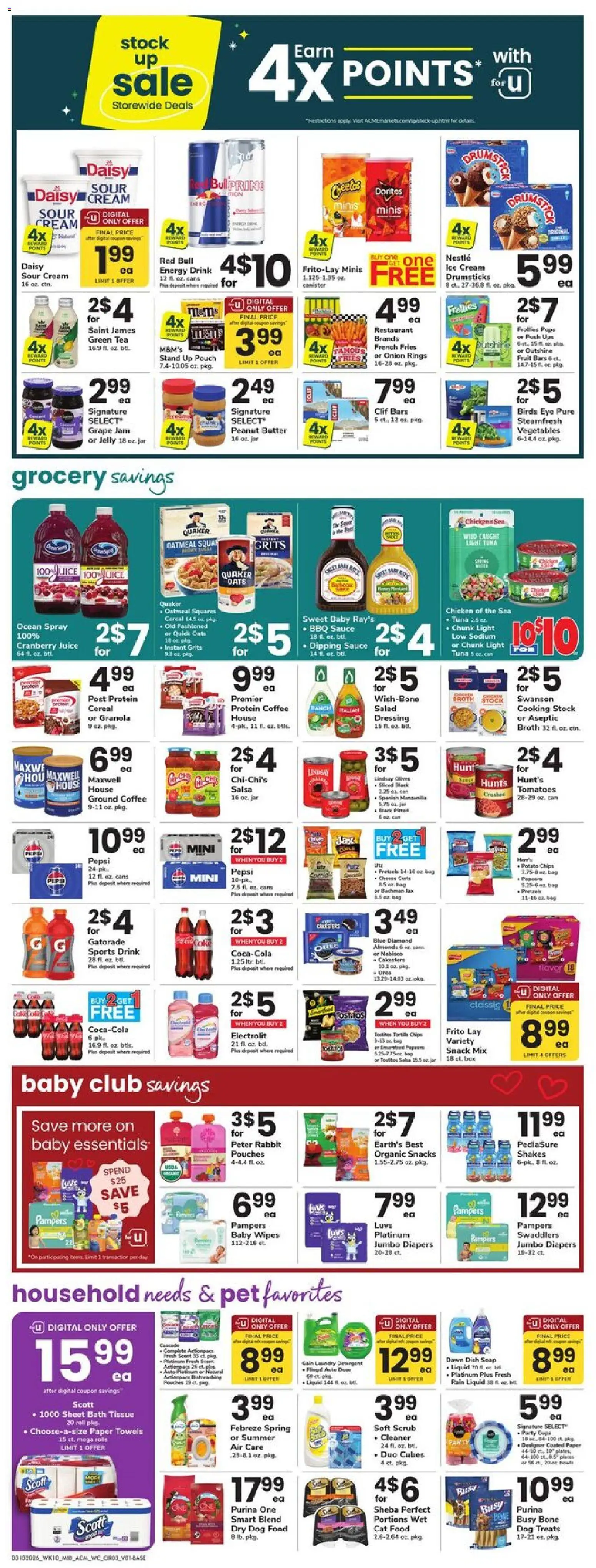 Acme Weekly Ad - PA - valid from 13.03.2026 | Page: 3 | Products: Bath, Sour cream, Cream, Bag