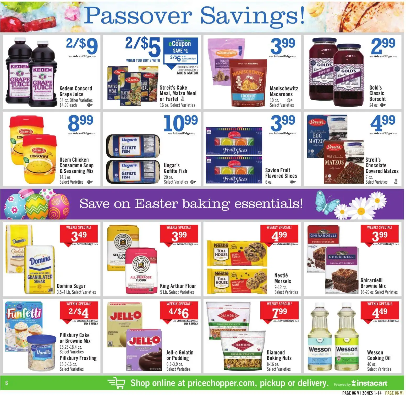 Price Chopper Weekly Ad - valid from 29.03.2026 | Page: 6 | Products: Oil, Chocolate, Fish, Nuts