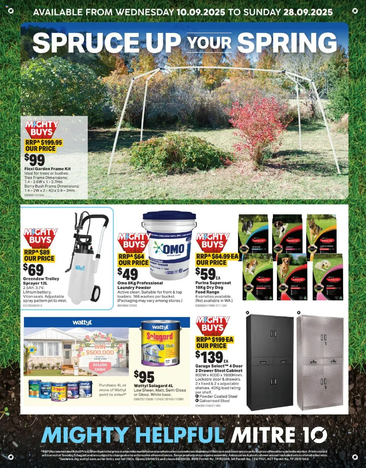 Mitre 10 catalogue - valid from 10.09.2025 | Page: 1 | Products: Door, Powder, Trolley, Laundry