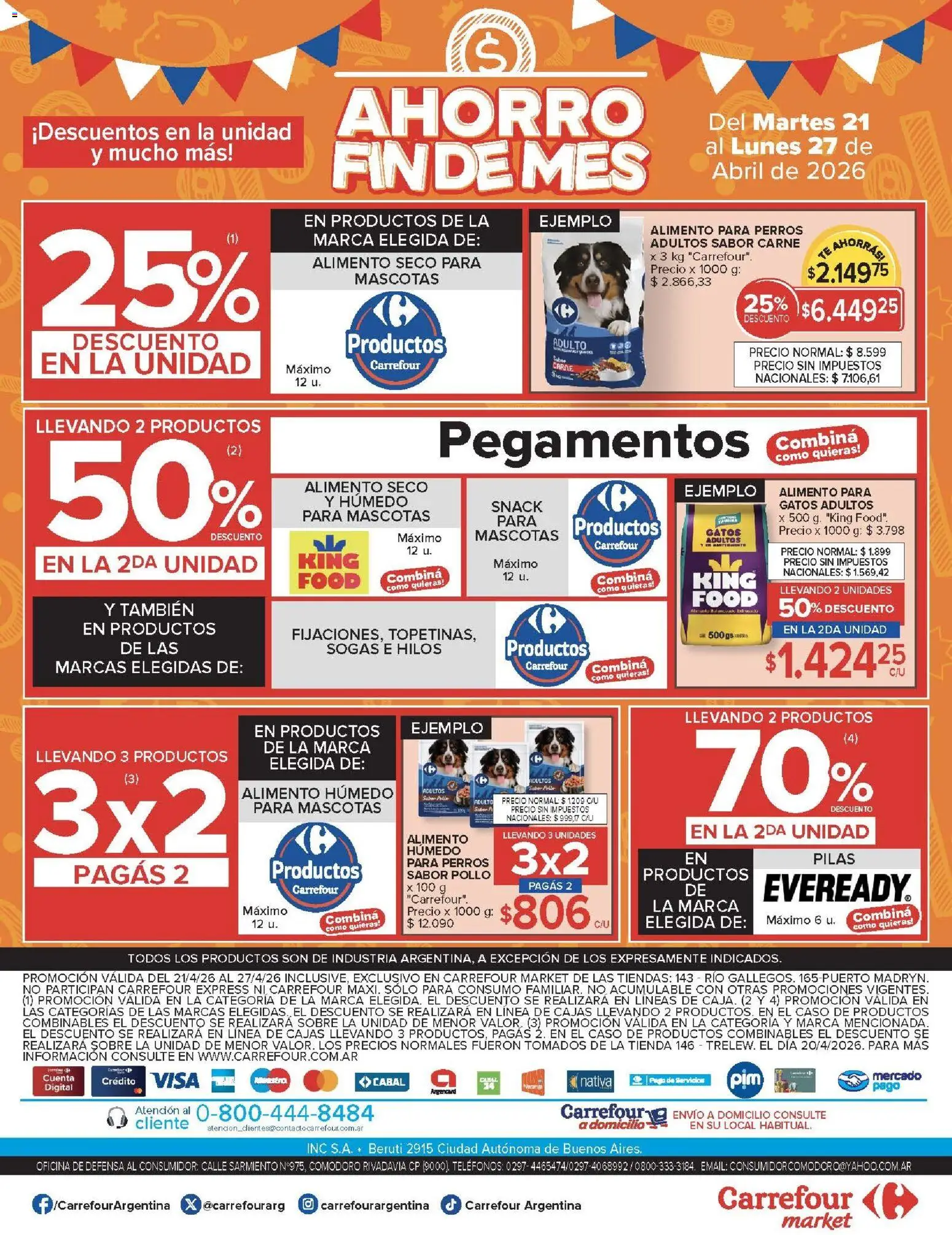 Carrefour Market - Carrefour Market  │ válido desde el 21.04.2026 | Página: 16 | Productos: Sobre, Pilas, Pollo, Té
