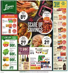 Preview of Lowes Foods weekly ads valid from 22.10.2025