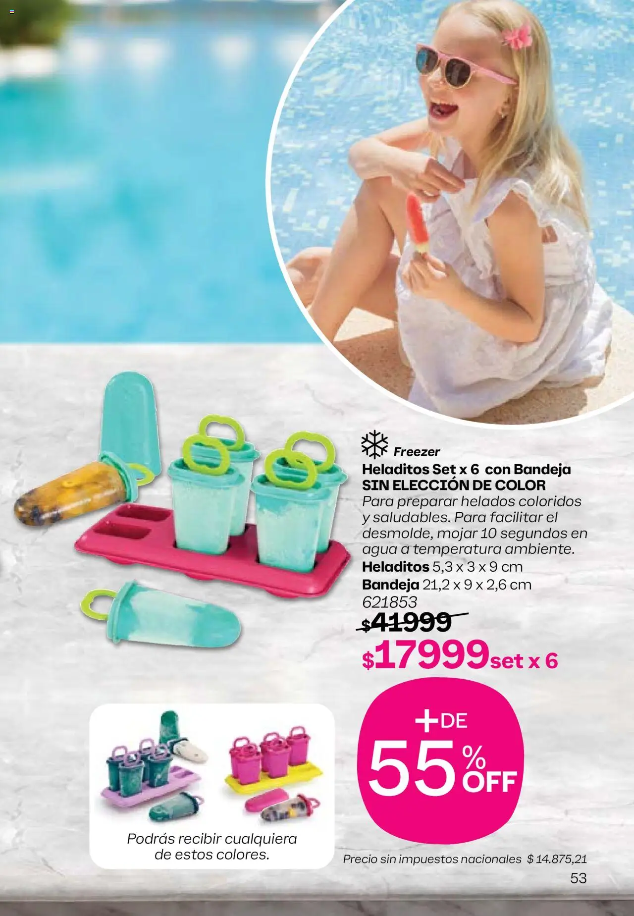 Tupperware - Campaña 17/2025 │ válido desde el 13.10.2025 | Página: 54 | Productos: Bandeja, Agua, Freezer