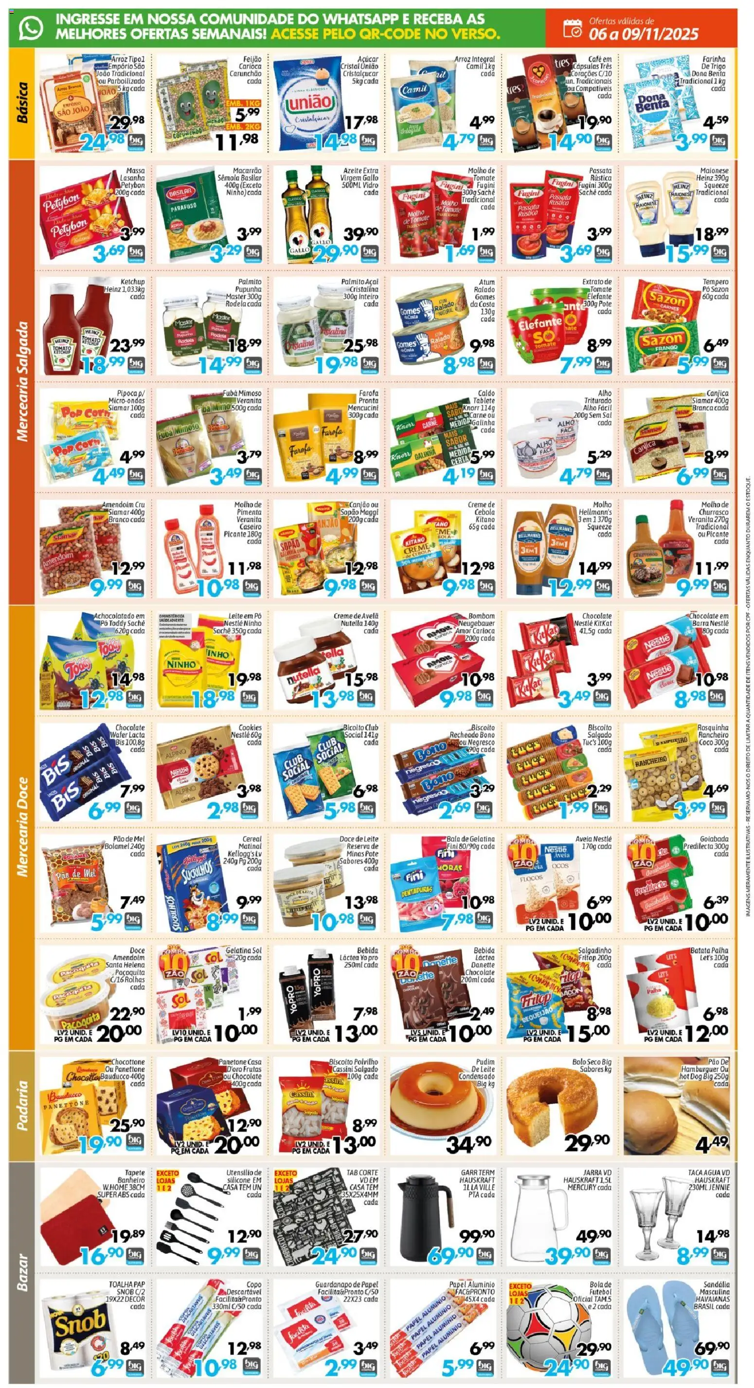 Big Compra Folheto - válido de 06.11.2025 | Página: 2 | Produtos: Carne, Creme, Jarra, Rosquinha