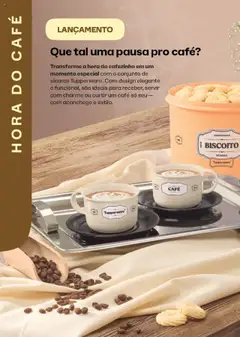 Tupperware Folheto - válido de 01.09.2025 | Página: 22 | Produtos: Biscoito, Xícaras, Café
