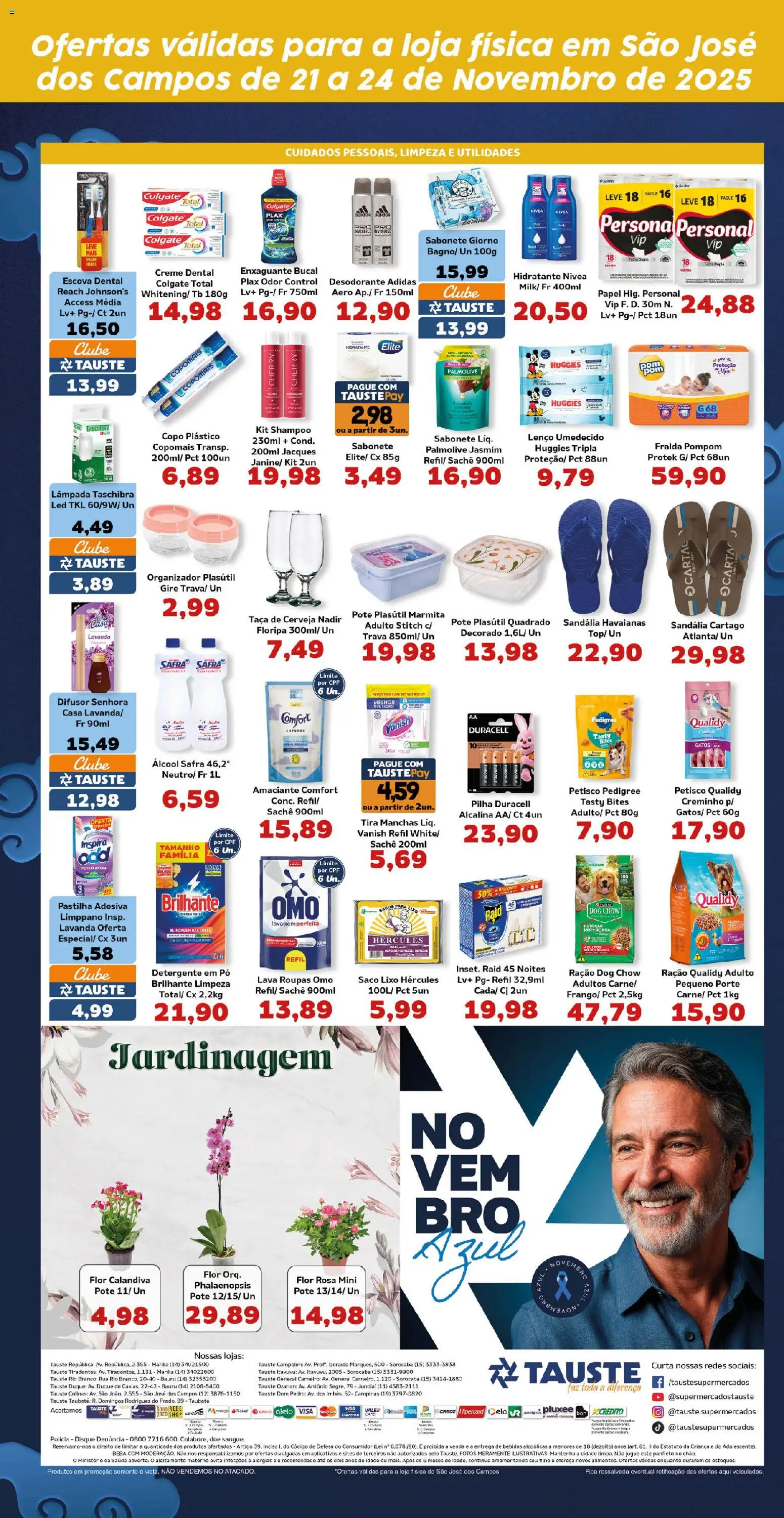 Tauste Folheto - válido de 21.11.2025 | Página: 5 | Produtos: Pó, Tira manchas, Escova, Creme