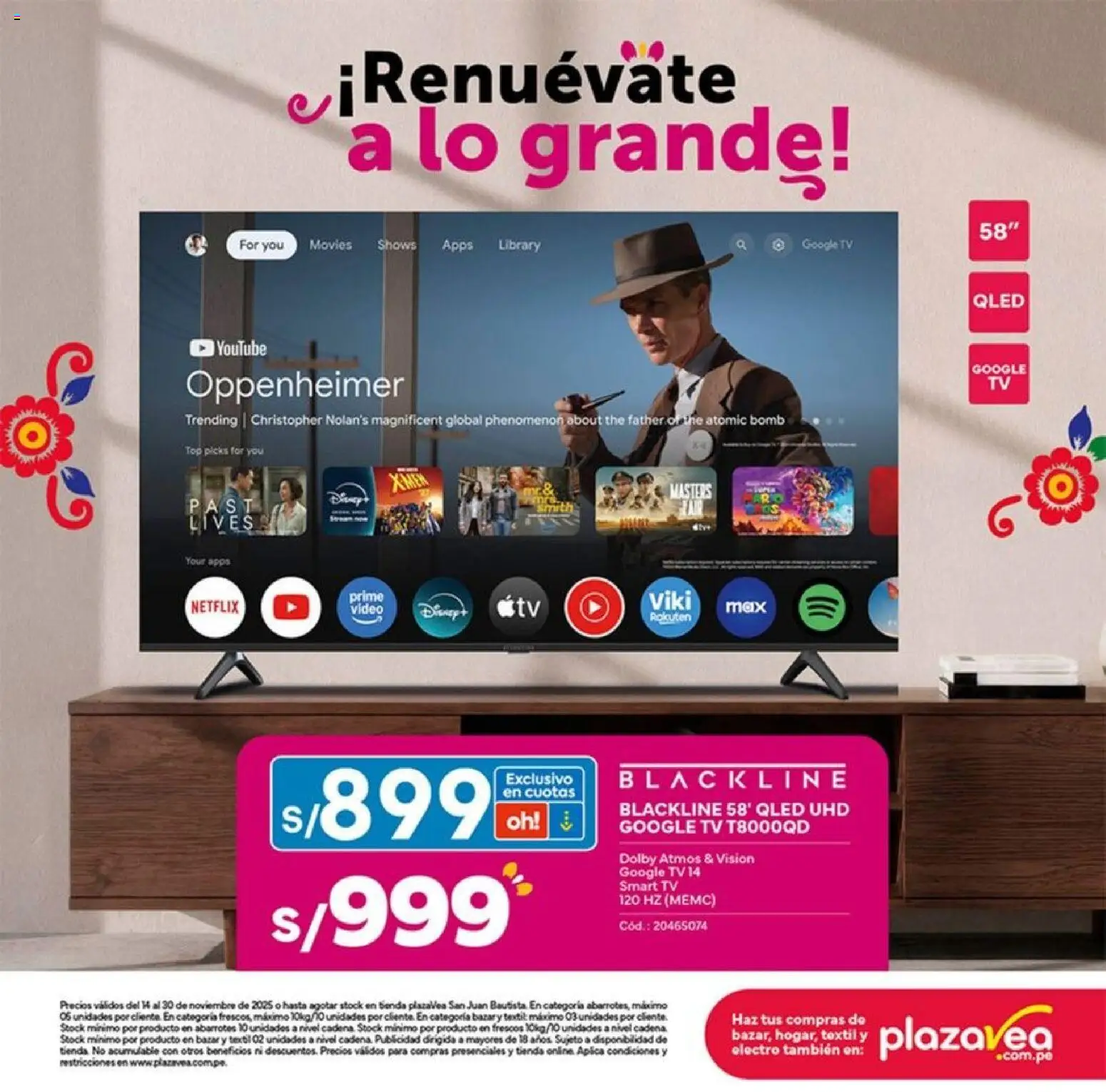 Catálogo Plaza Vea válido desde 14.11.2025 | Página: 28 | Productos: Video