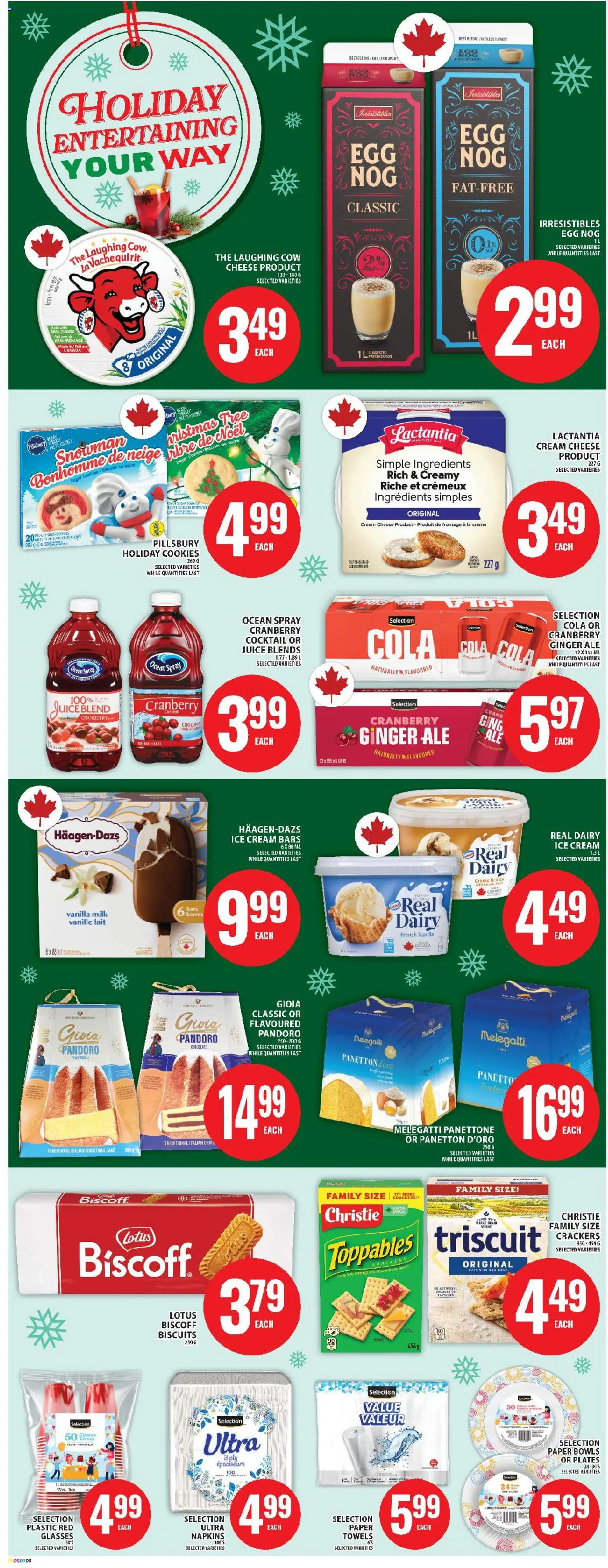 Food Basics flyer valid from 13.11.2025 | Page: 14 | Products: Cookies, Milk, Cheese, Chocolate