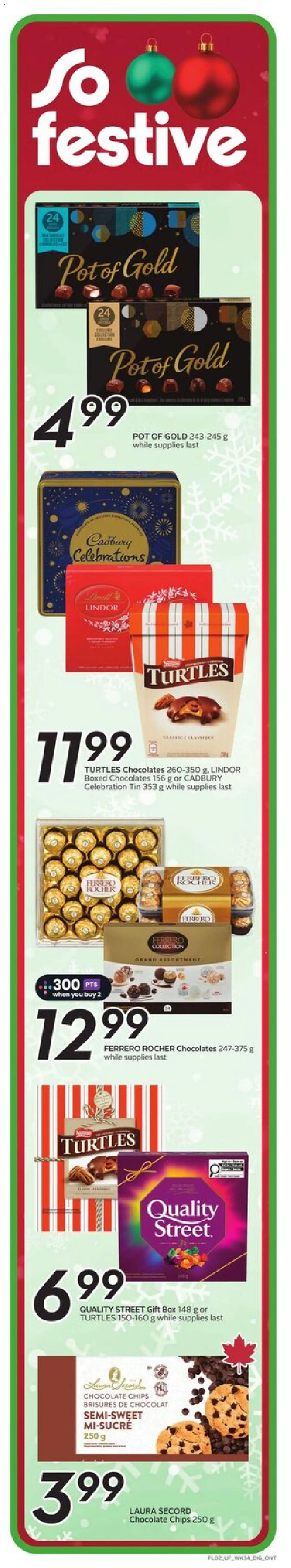 Sobeys flyer valid from 18.12.2025 | Page: 3 | Products: Chips, Box, Chocolate