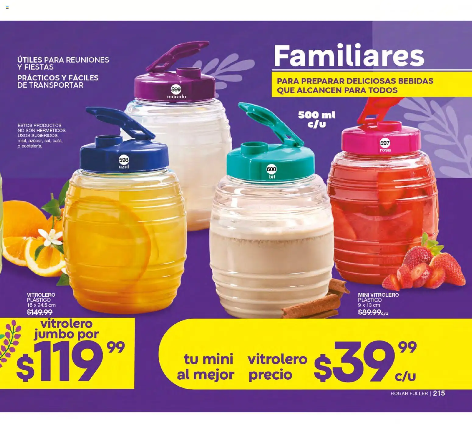 Nuevas ofertas de Fuller válidas en toda la República Mexicana desde el 07.01.2026. ¡Encuentra las mejores ofertas en Fuller campaña 20 2026! | Página: 215