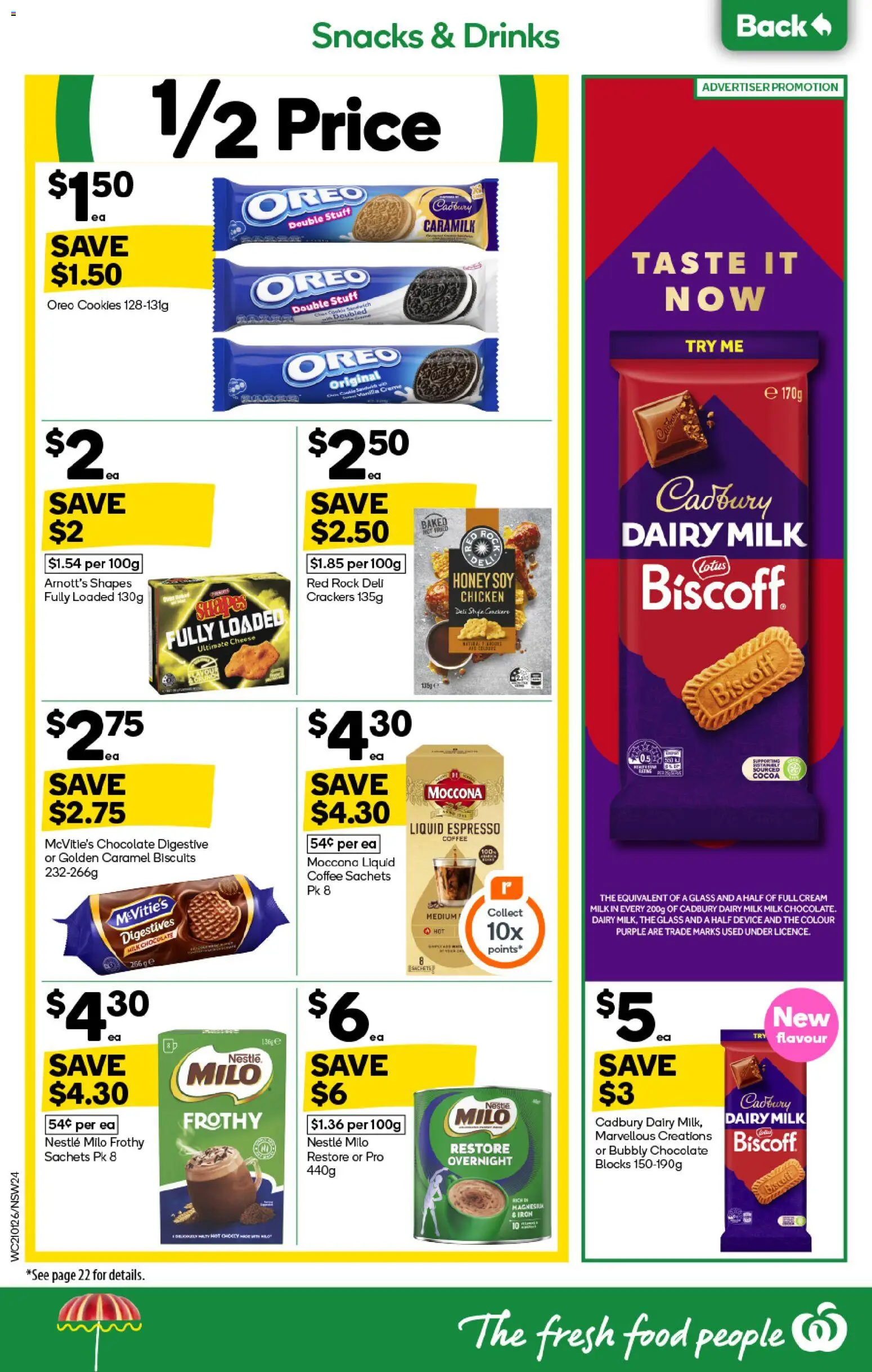 Woolworths catalogue - valid from 21.01.2026 | Page: 24 | Products: Cocoa, Coffee, Cream, Moccona