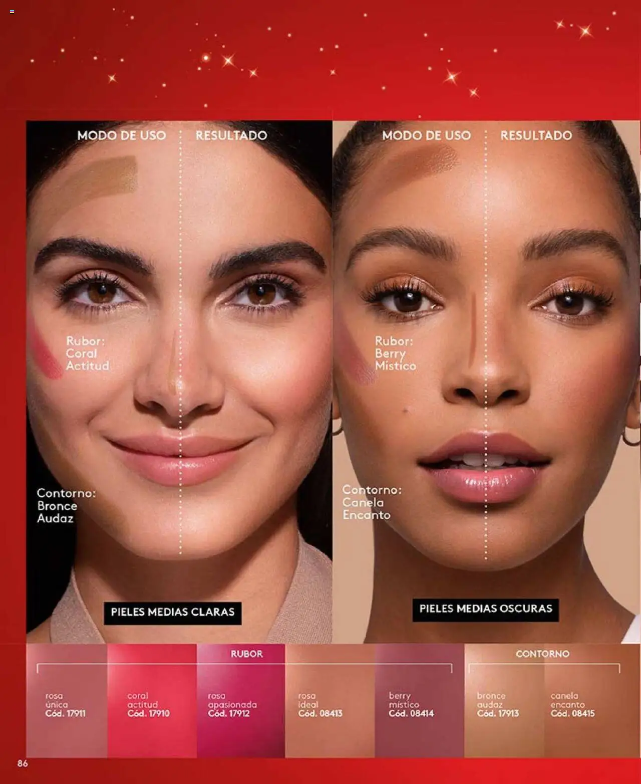 Ésika revista - valida desde el 14.10.2025 | Página: 86 | Productos: Rubor, Contorno, Medias