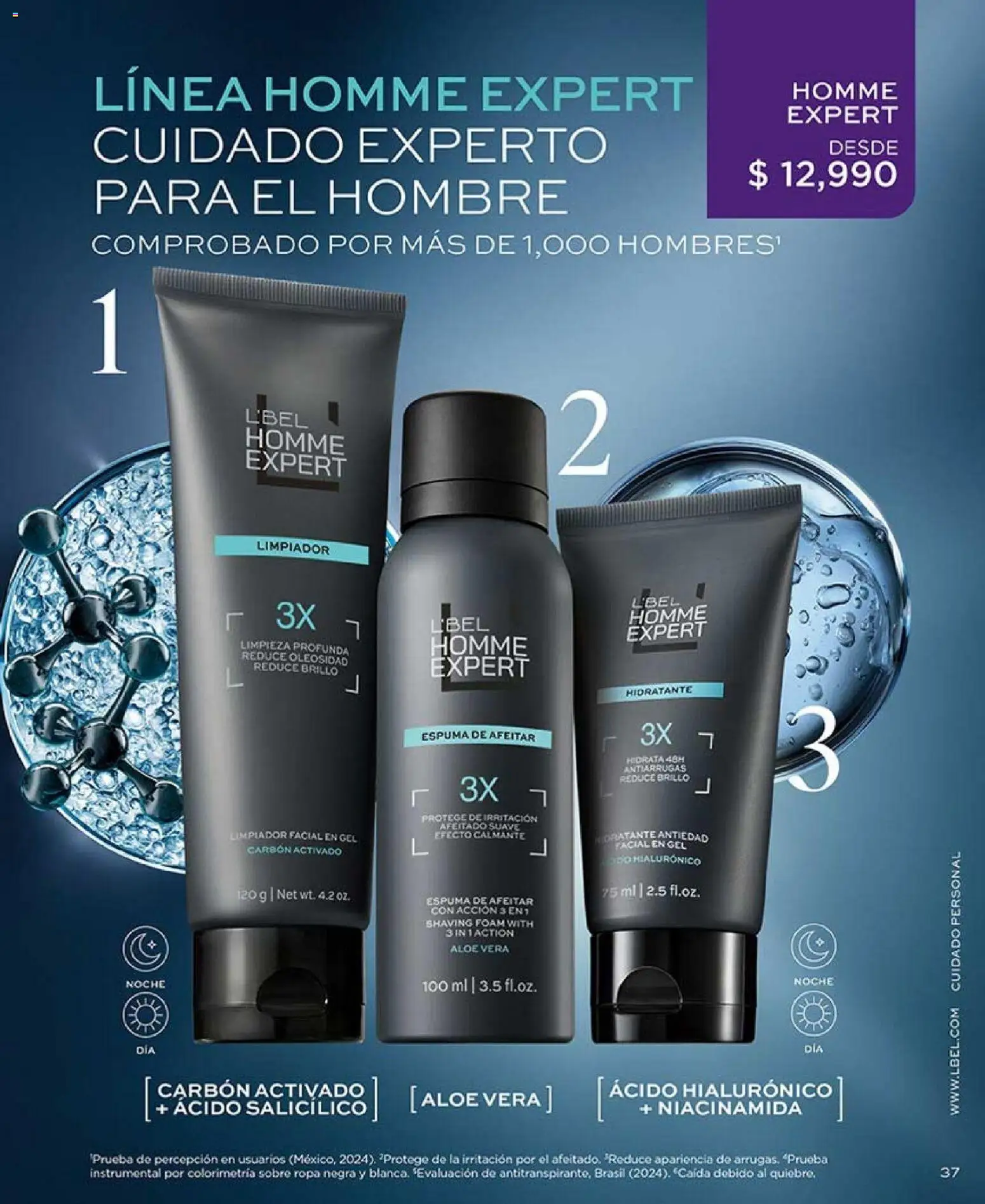 L'Bel revista - valida desde el 01.03.2026 | Página: 37 | Productos: Brillo, Sobre, Limpiador, Loción tonificante