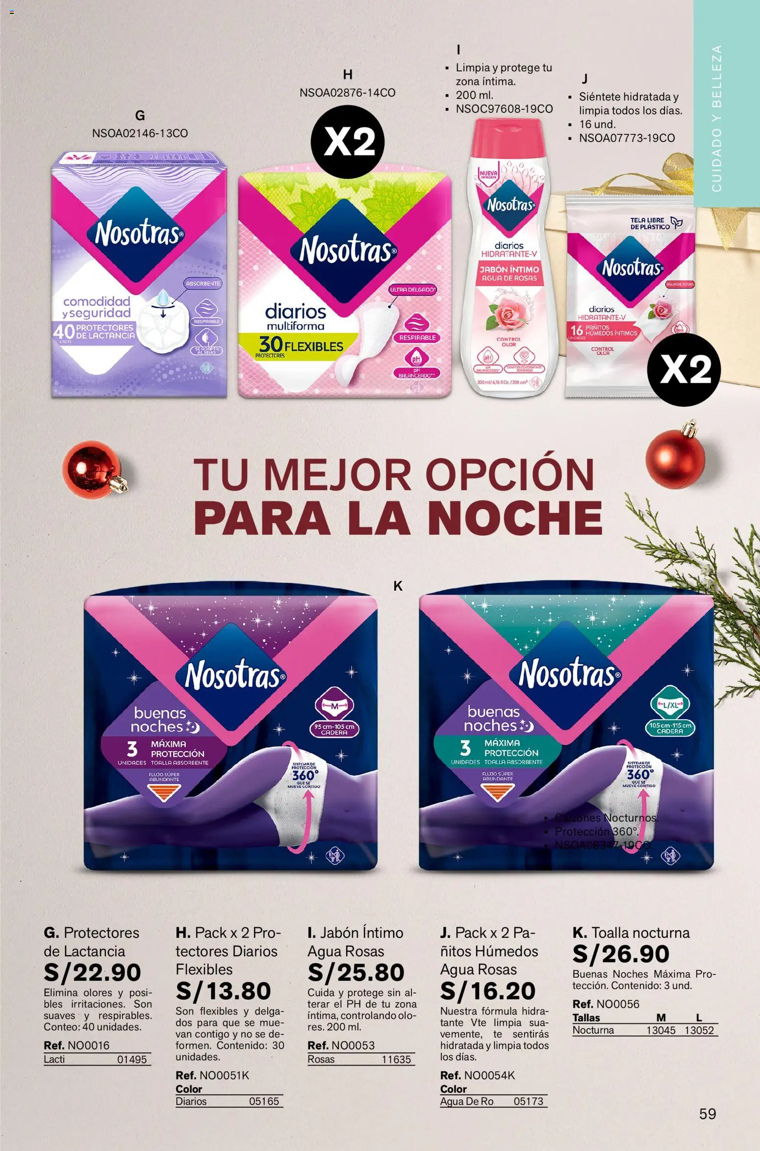 Catálogo Leonisa válido desde 13.11.2025 | Página: 59 | Productos: Jabón, Toalla, Té