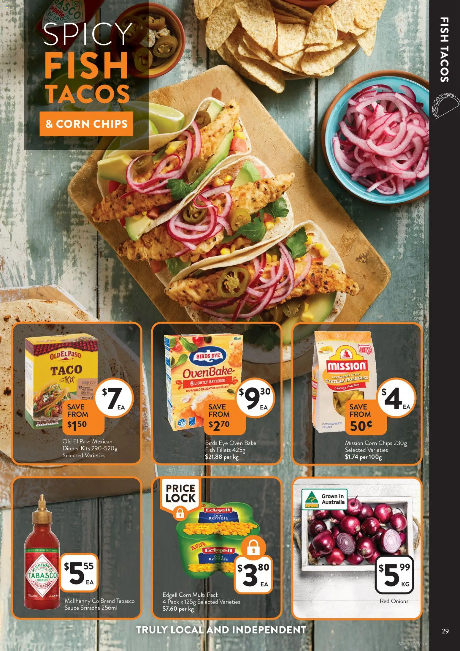 Foodworks catalogue - valid from 29.10.2025 | Page: 29 | Products: Chips, Onions, Sauce, Oven