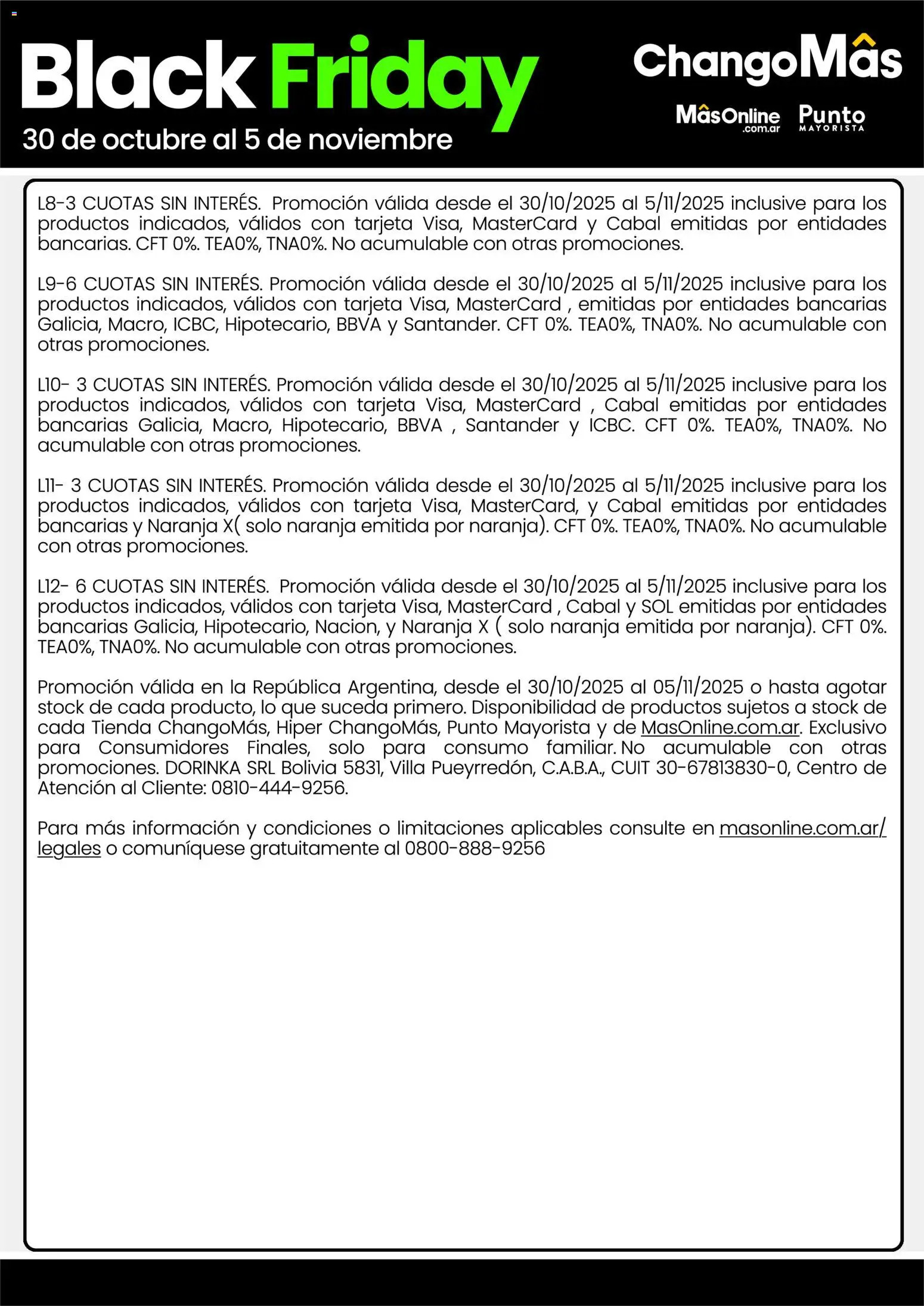 Punto Mayorista Black Friday │ válido desde el 30.10.2025 | Página: 22