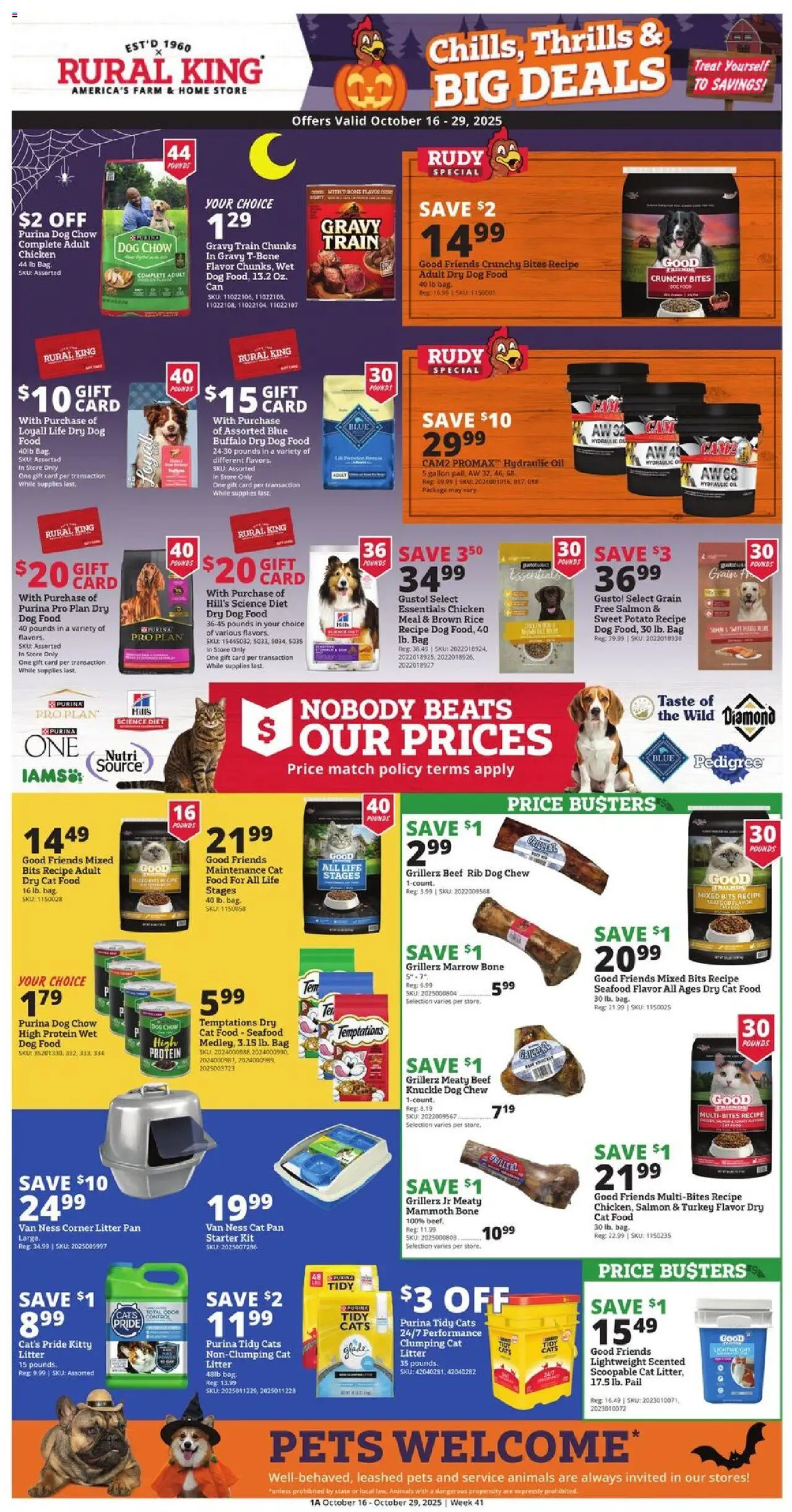 Rural King Weekly Ad - valid from 16.10.2025 | Page: 3 | Products: Rice, Starter, Seafood, Bag