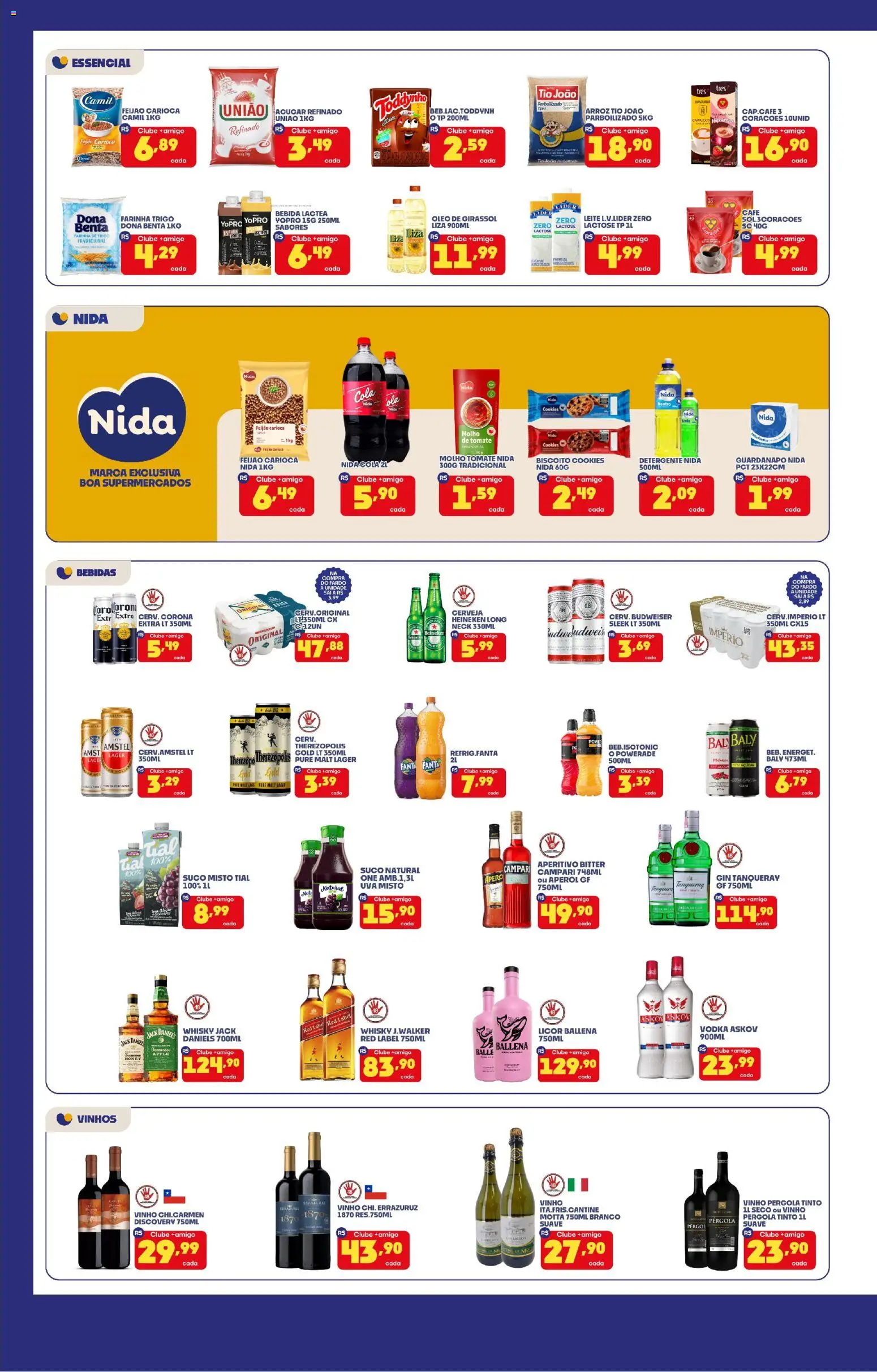 Boa Supermercados Folheto - válido de 20.03.2026 | Página: 2 | Produtos: Whisky, Farinha de trigo, Café, Bebida