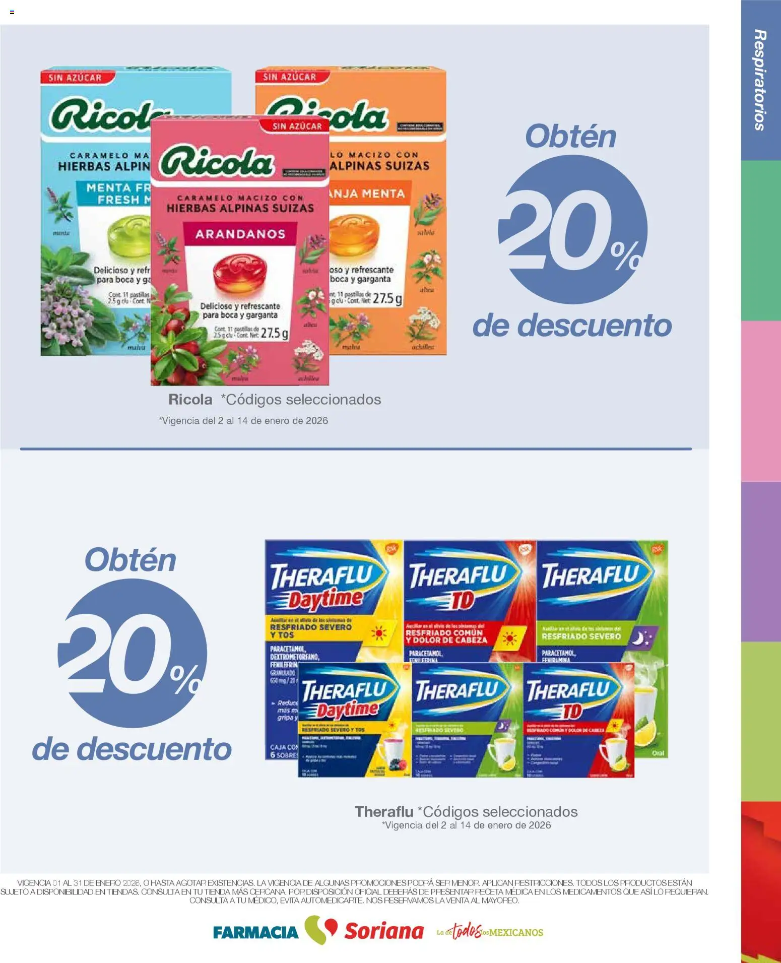 Nuevas ofertas de Soriana válidas en toda la República Mexicana desde el 01.01.2026. ¡Encuentra las mejores ofertas en Soriana - Folleto Farnacia Súper Nacional! | Página: 2 | Productos: Azúcar, Arándanos, Caja, Sobre
